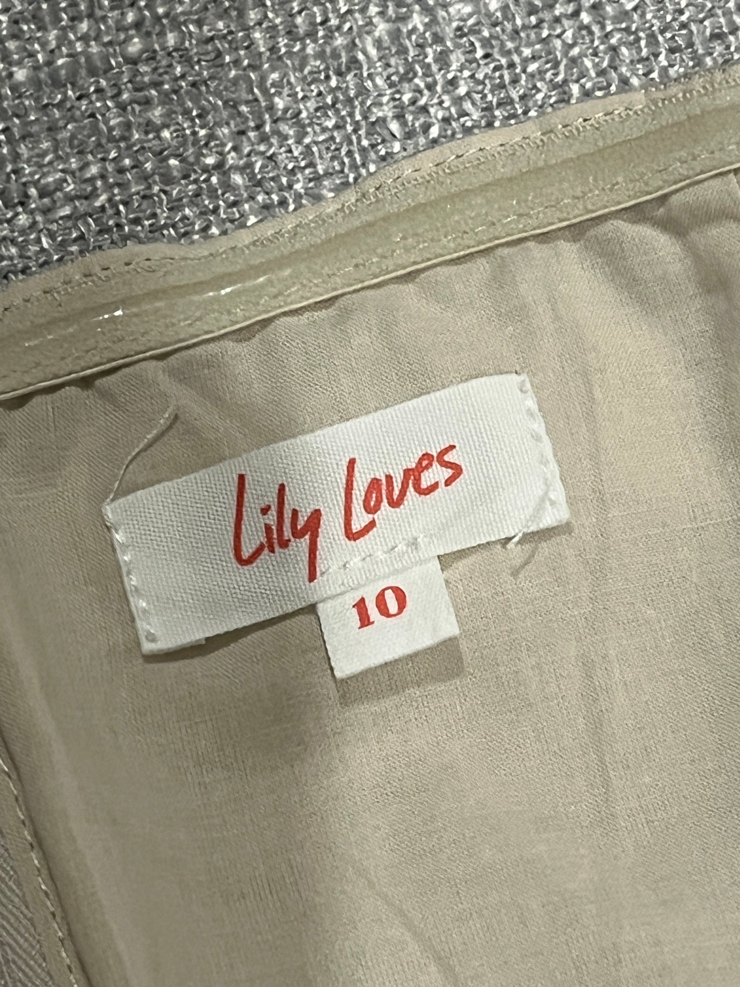 Lily Loves Women’s Strapless Corset Top – Size 10