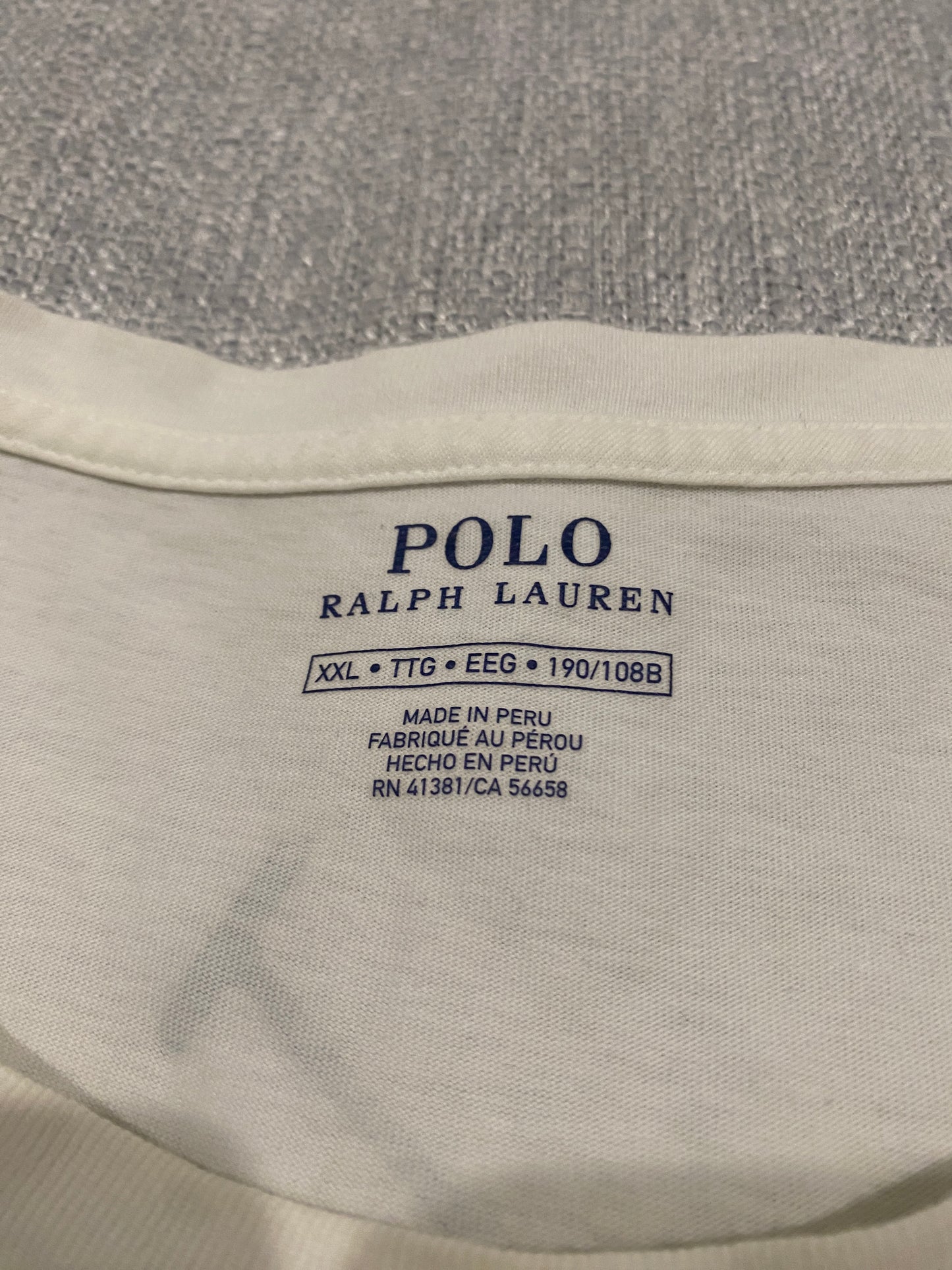 Polo Ralph Lauren US Open Tee Mens 2XL White Ballperson Tryouts Graphic