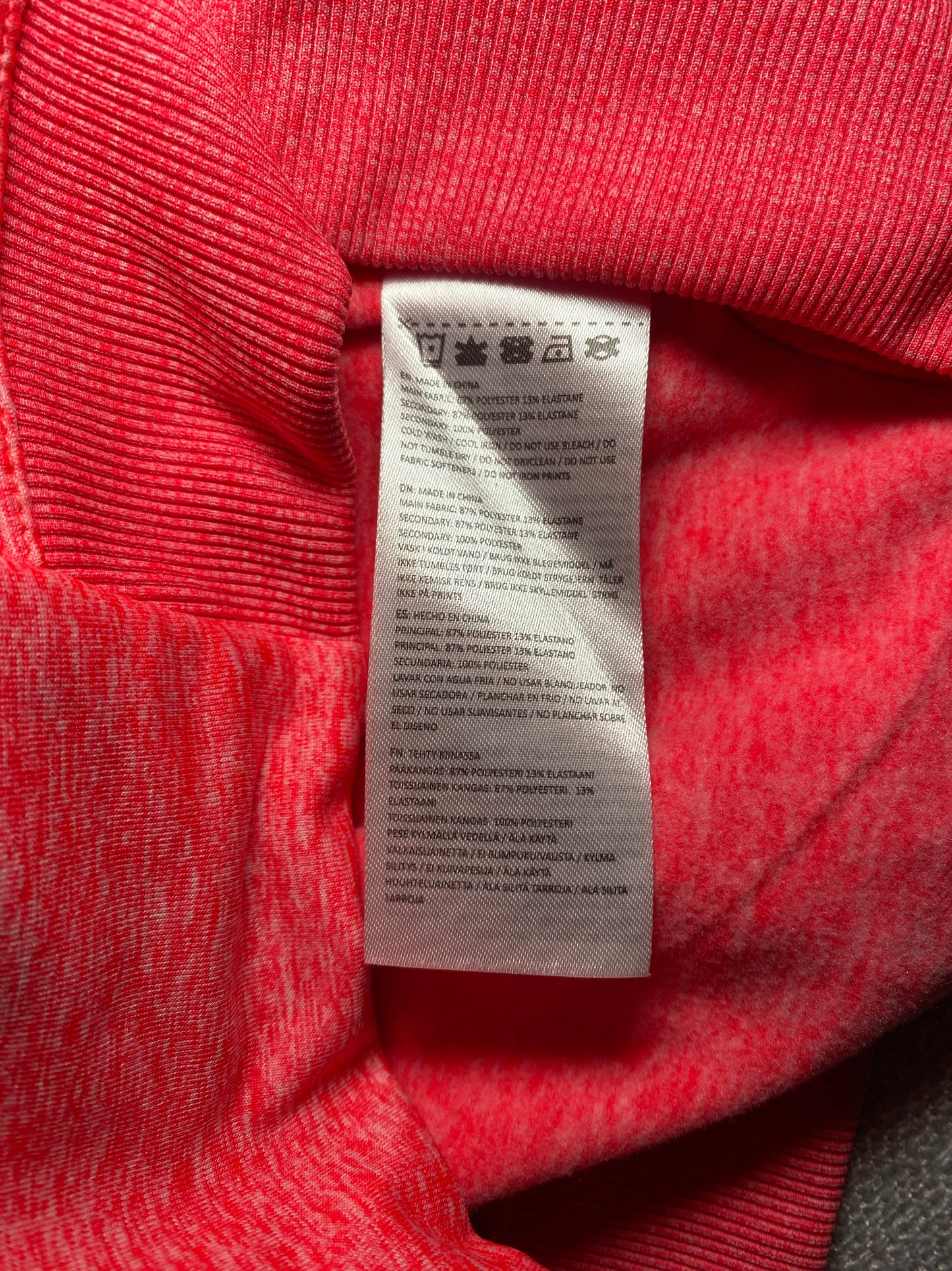 2XU Sleeveless Hoodie Womens Small Red Zip Training Vest Activewear