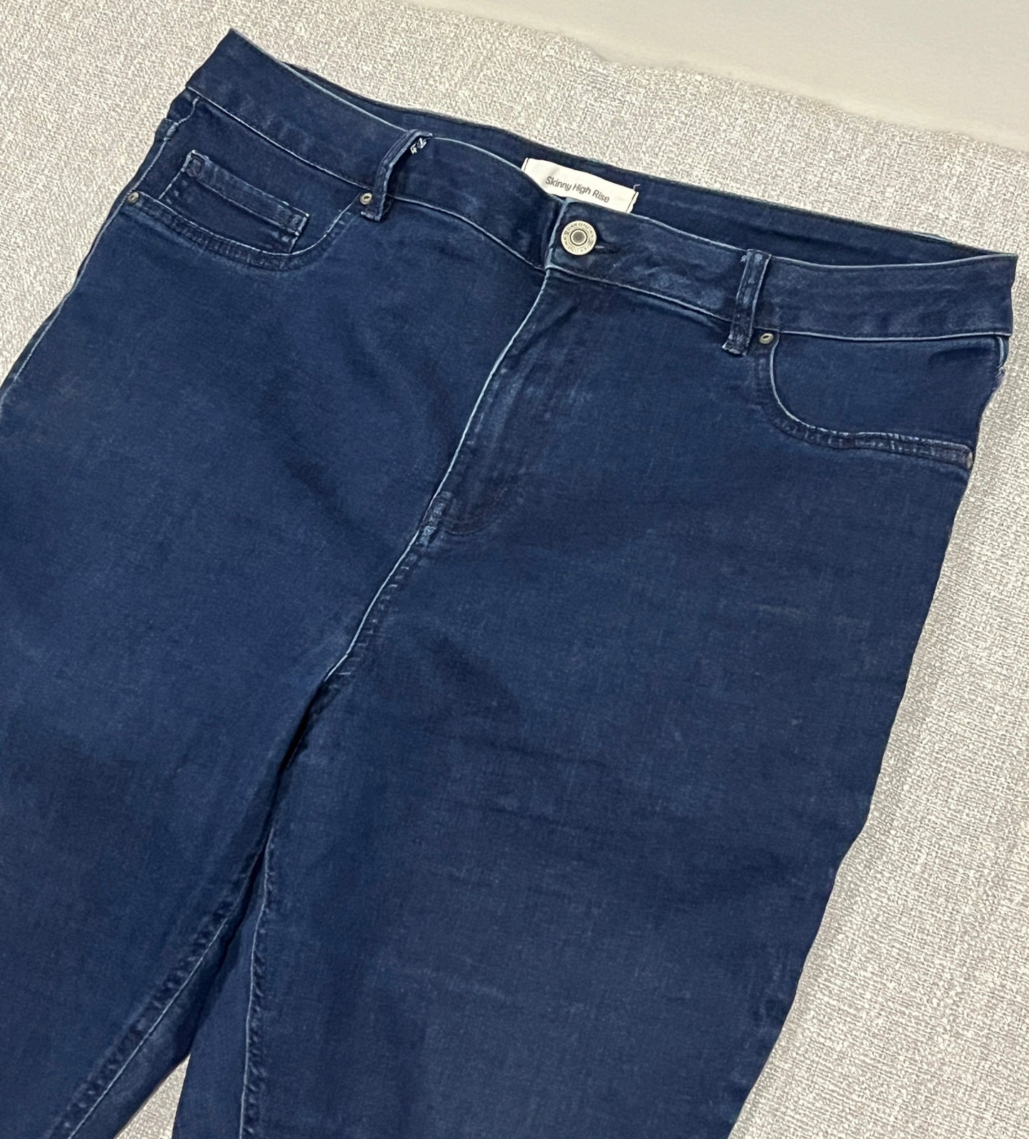 Anko navy high rise skinny jeans women’s 18