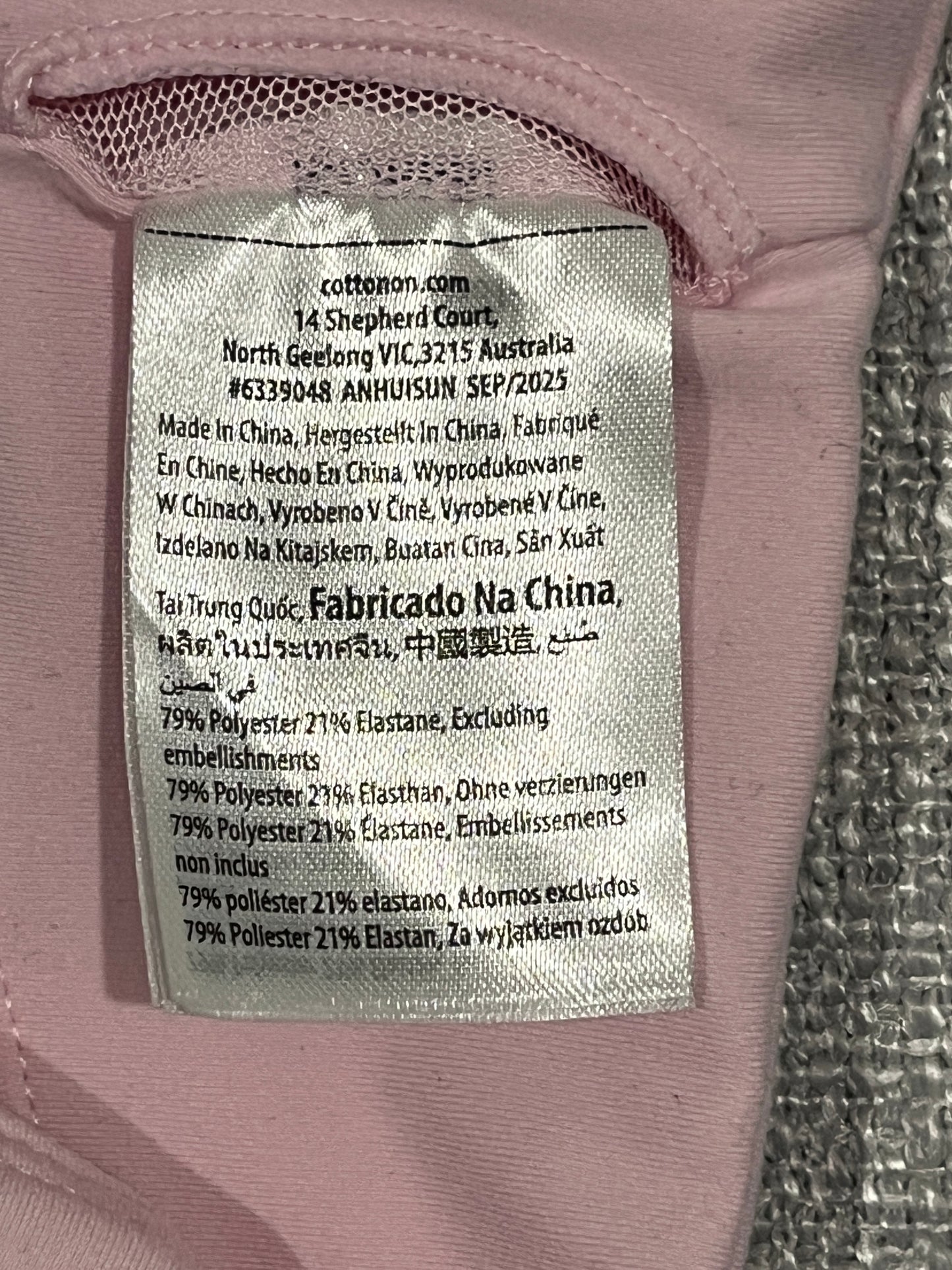 Cotton On BODY Pink Bikini Top Medium