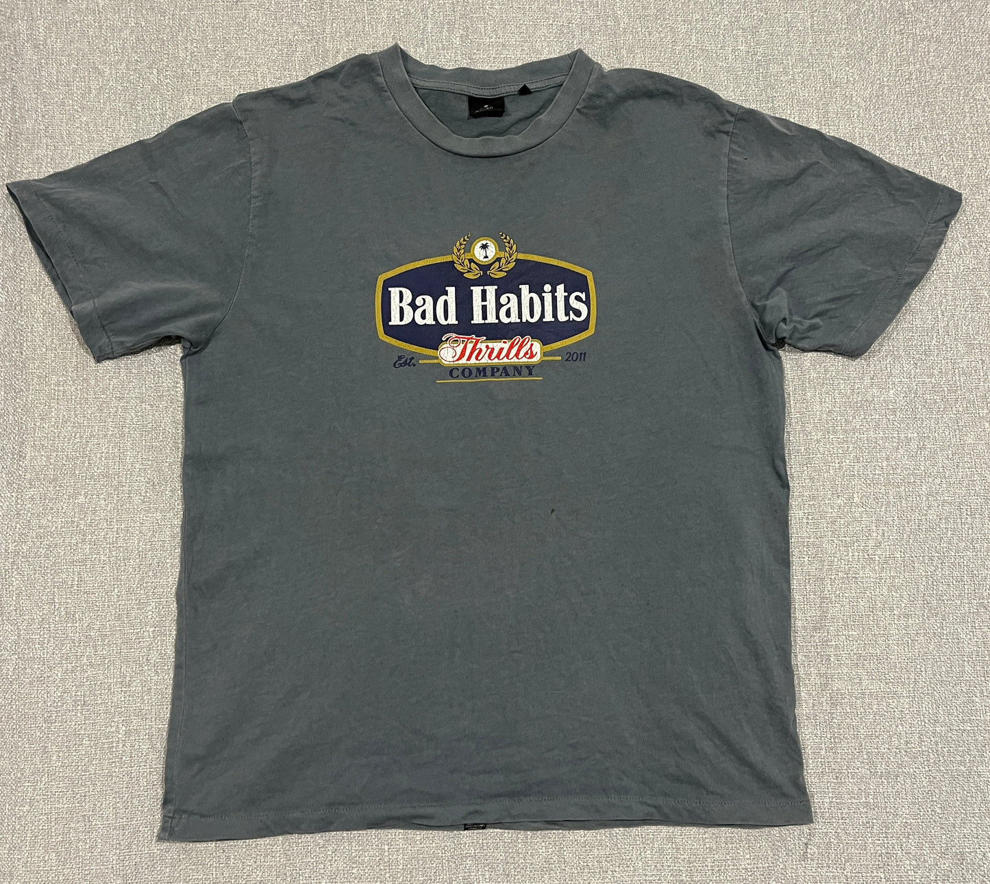 Thrills women’s Bad Habits Company tee - Small