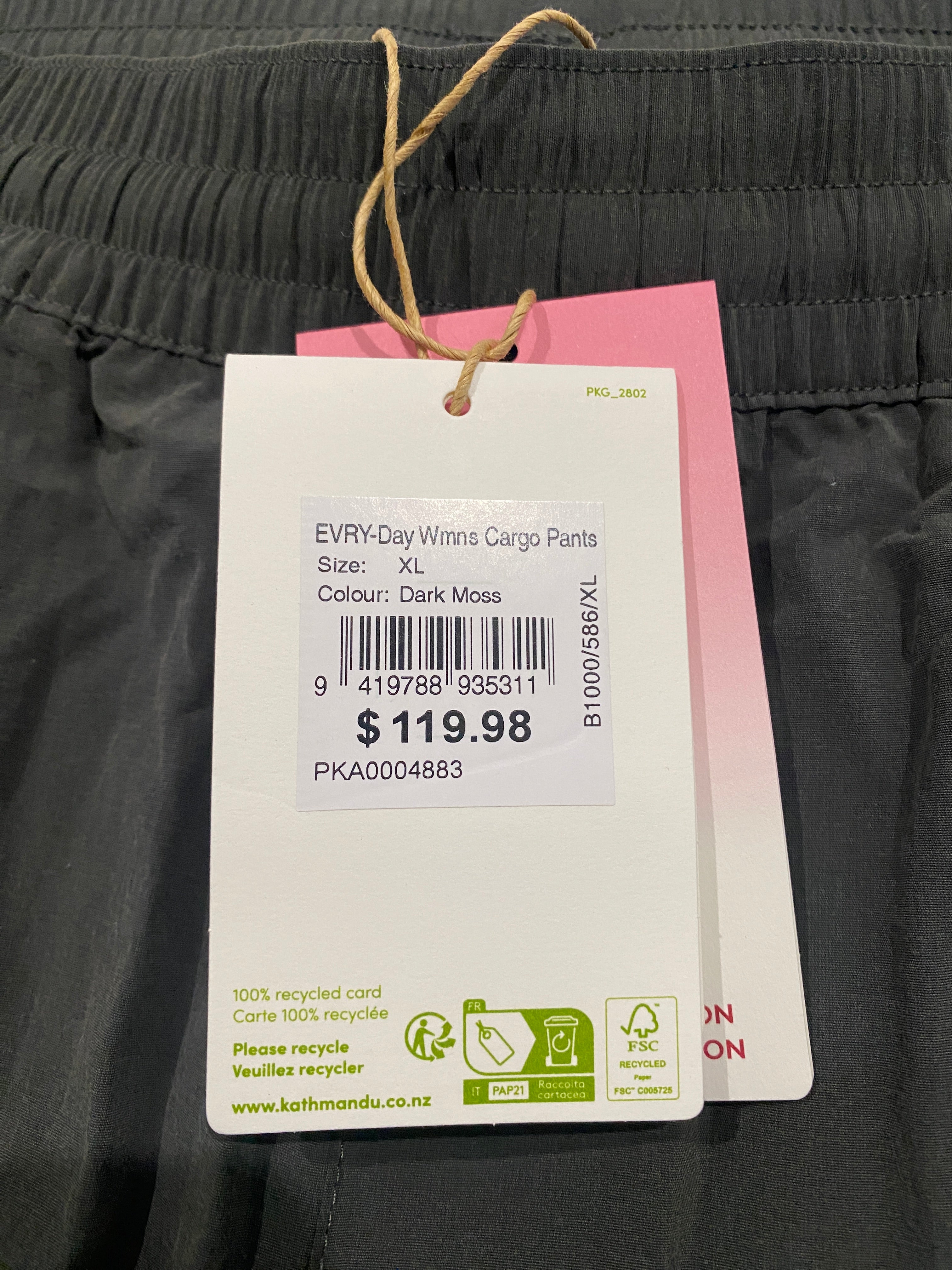 Kathmandu Everyday Cargo Pants BNWT