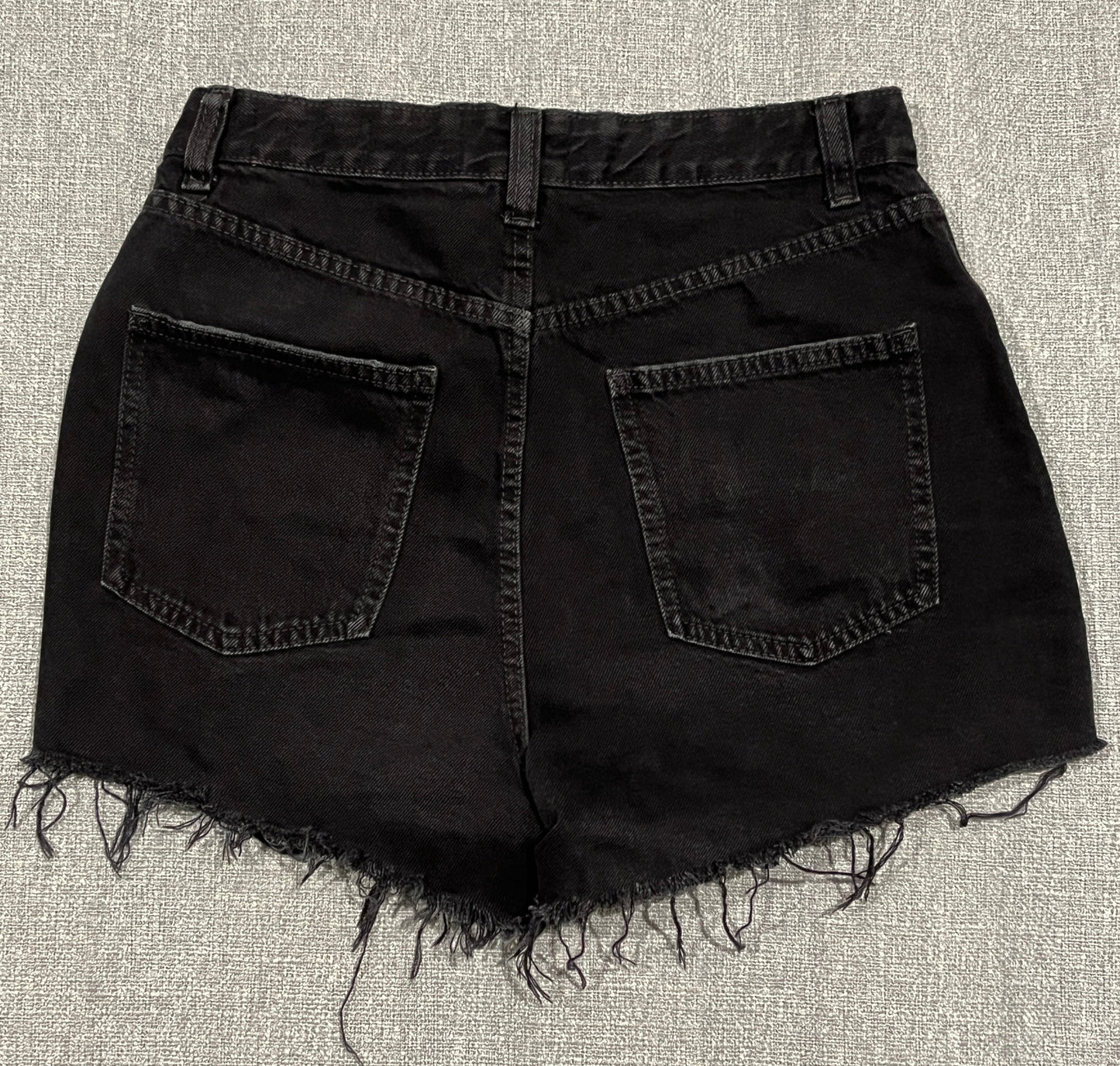 Cotton On Womens Black Denim Shorts size 10
