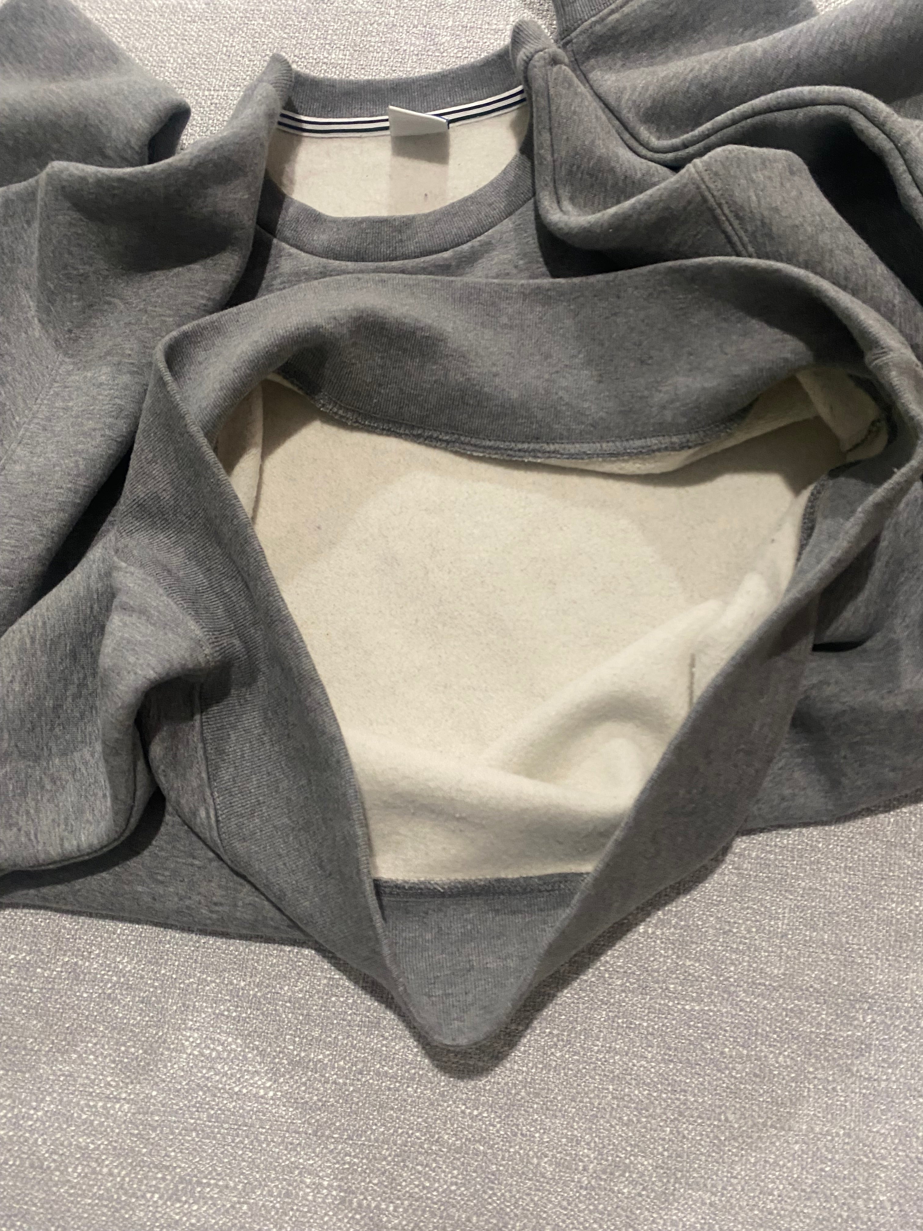 Russell Athletic Grey Fleece Crewneck Sweater