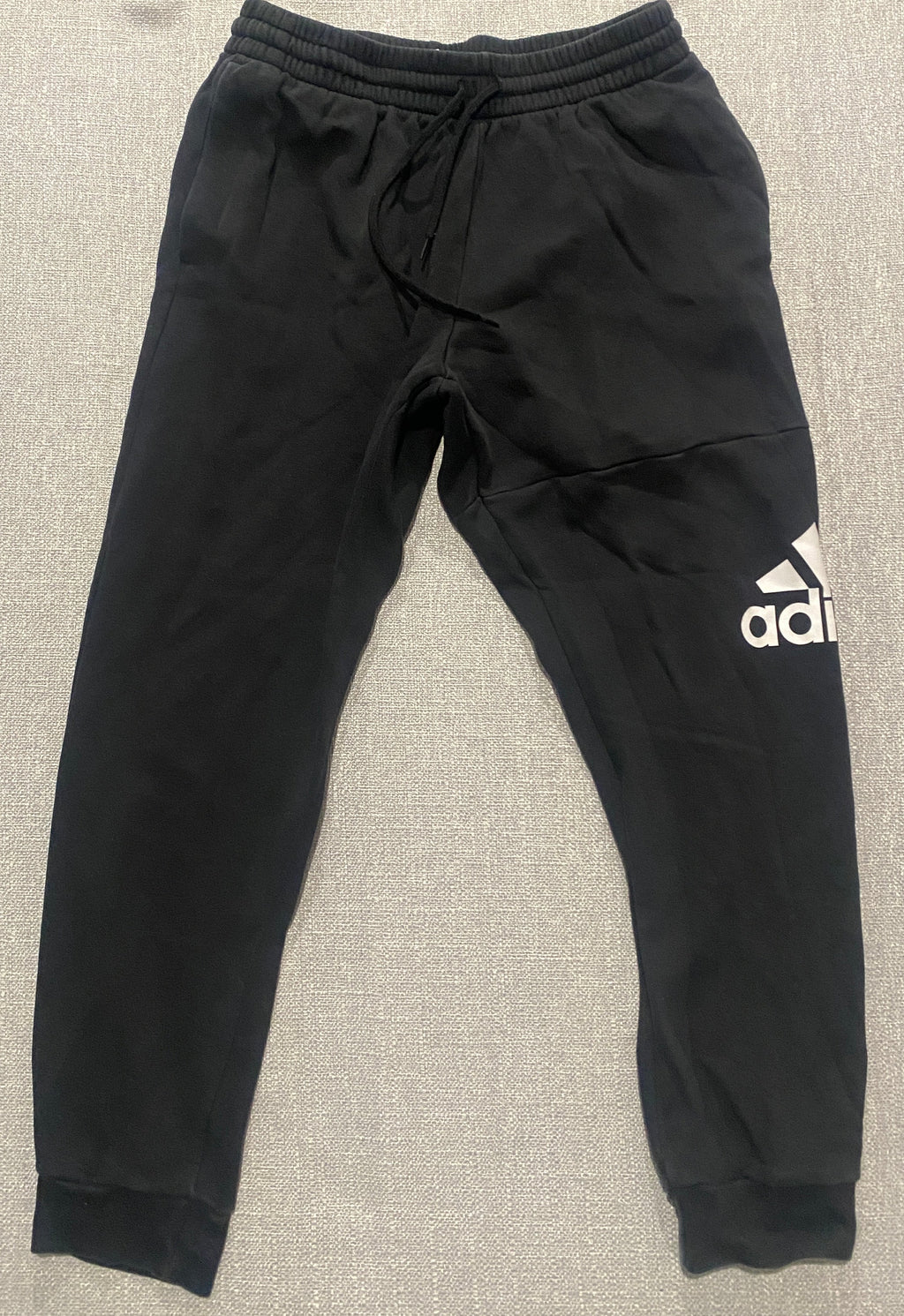 Adidas Black Logo Sweatpants