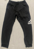Adidas Black Logo Sweatpants