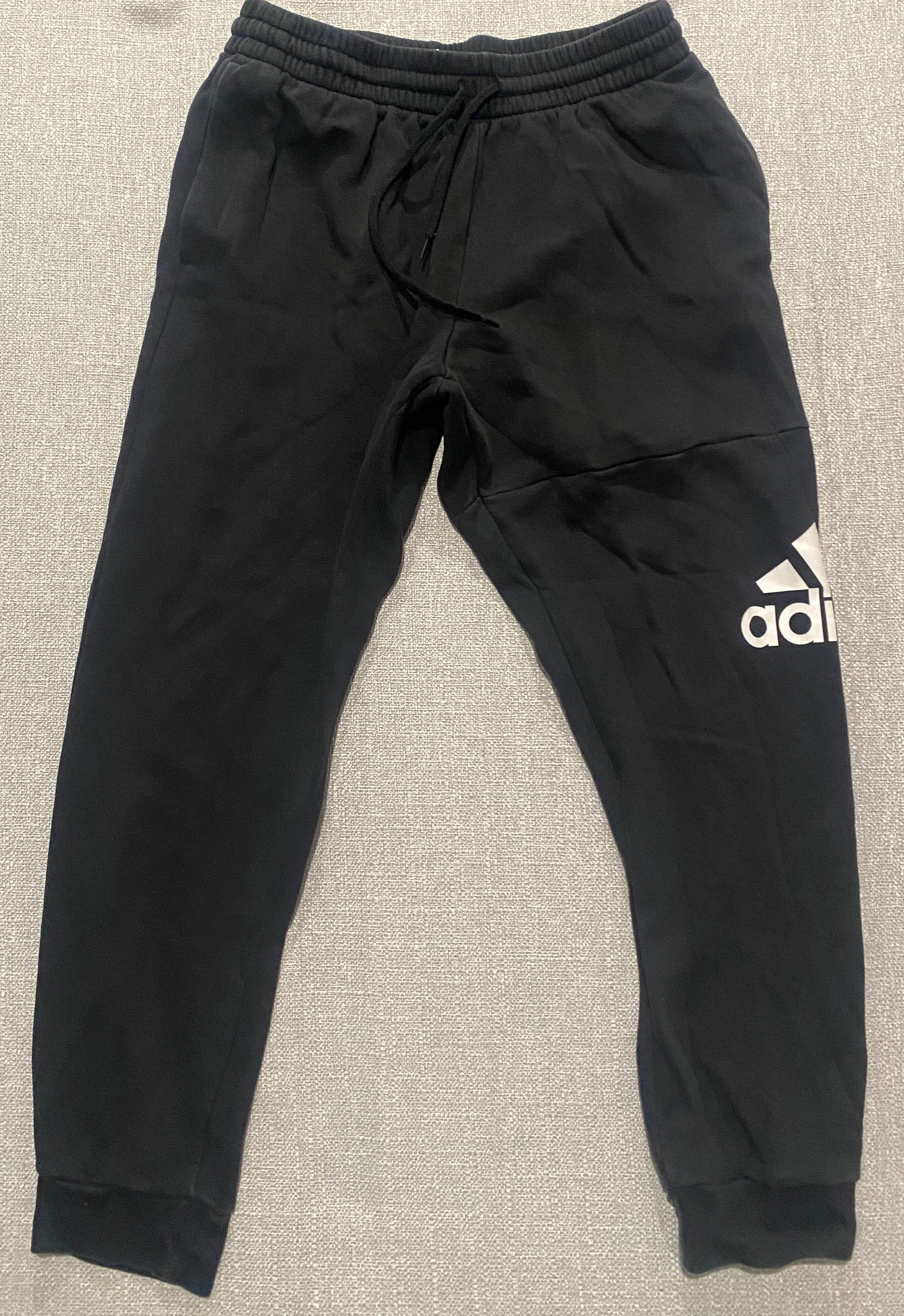 Adidas Black Logo Sweatpants