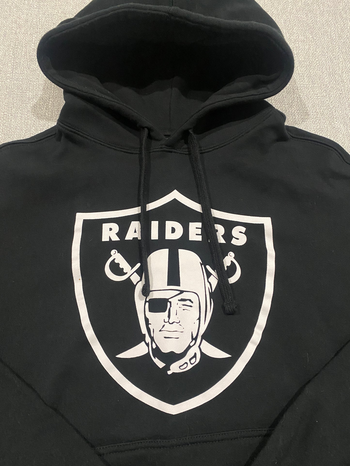 NFL Las Vegas Raiders Hoodie Black Pullover Men’s Size S