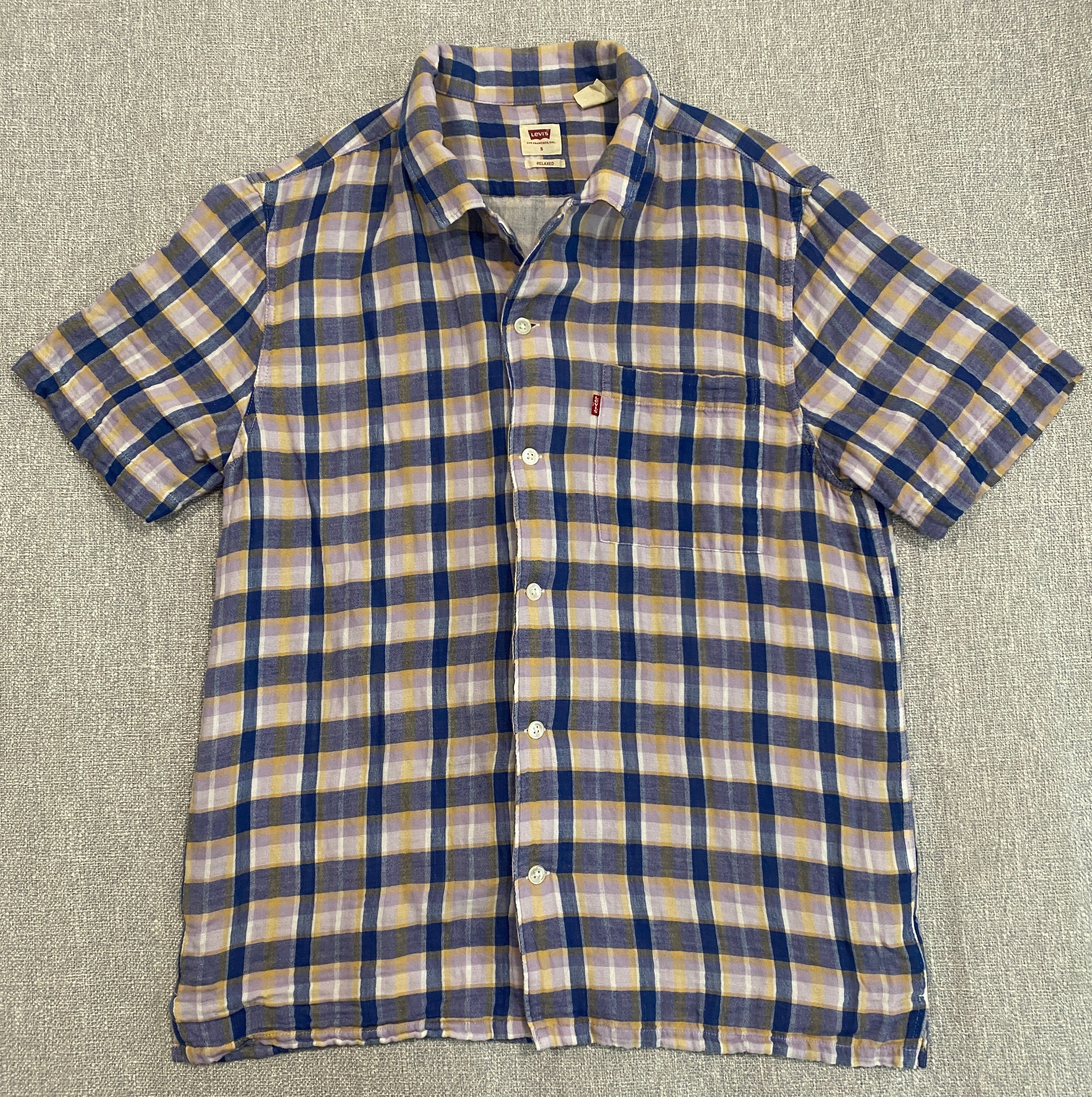 Levi’s Plaid S/S Relaxed Fit Shirt