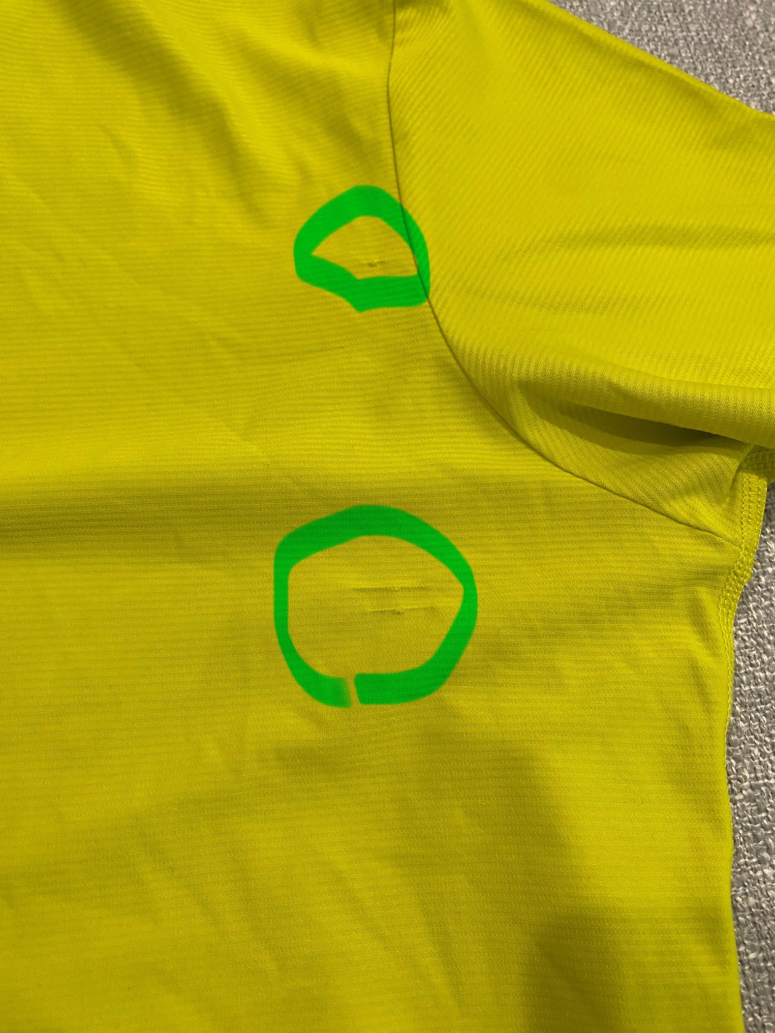 Asics MotionDRY Yellow Running Tee