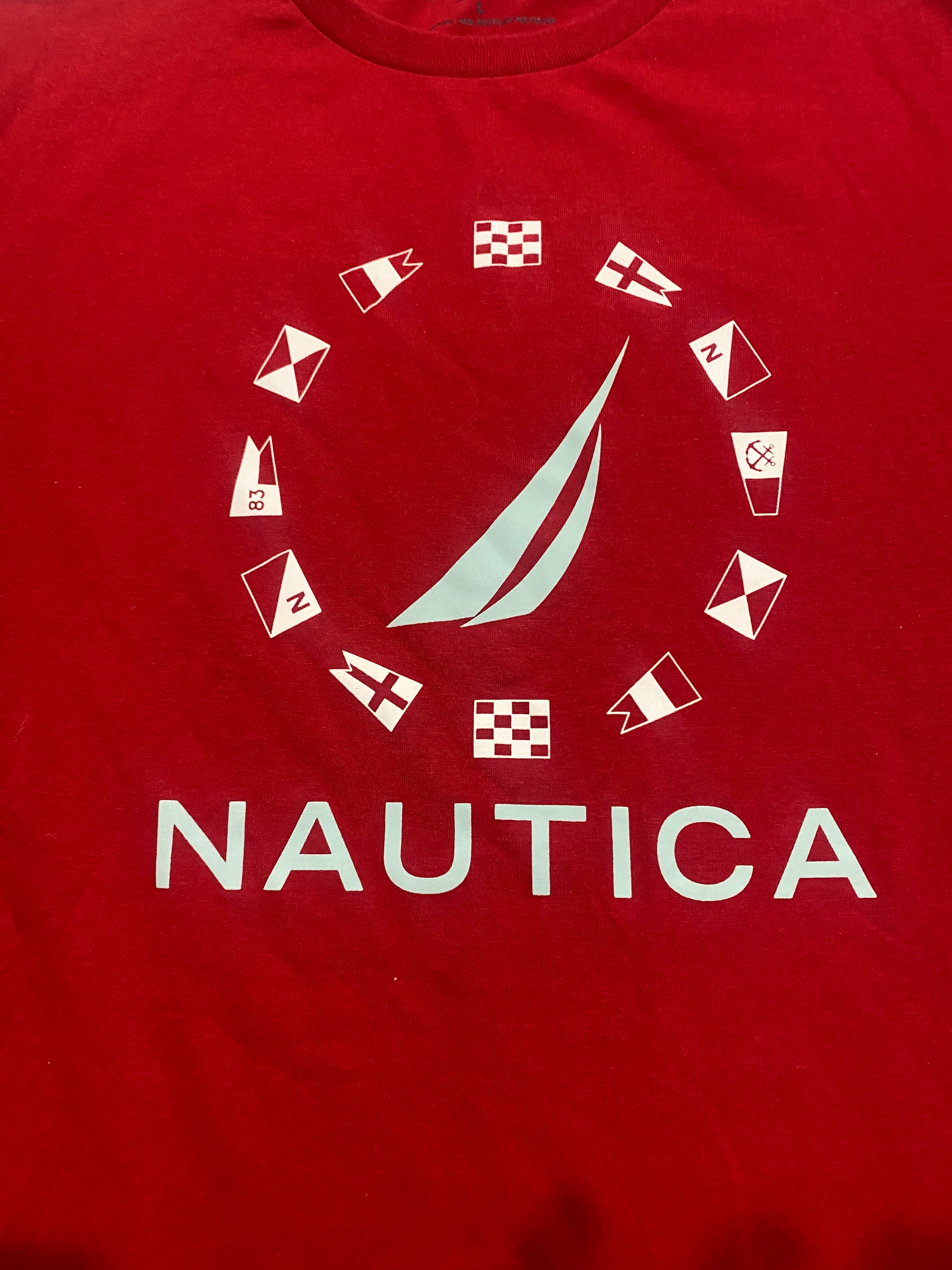 Nautica Red Graphic T-Shirt