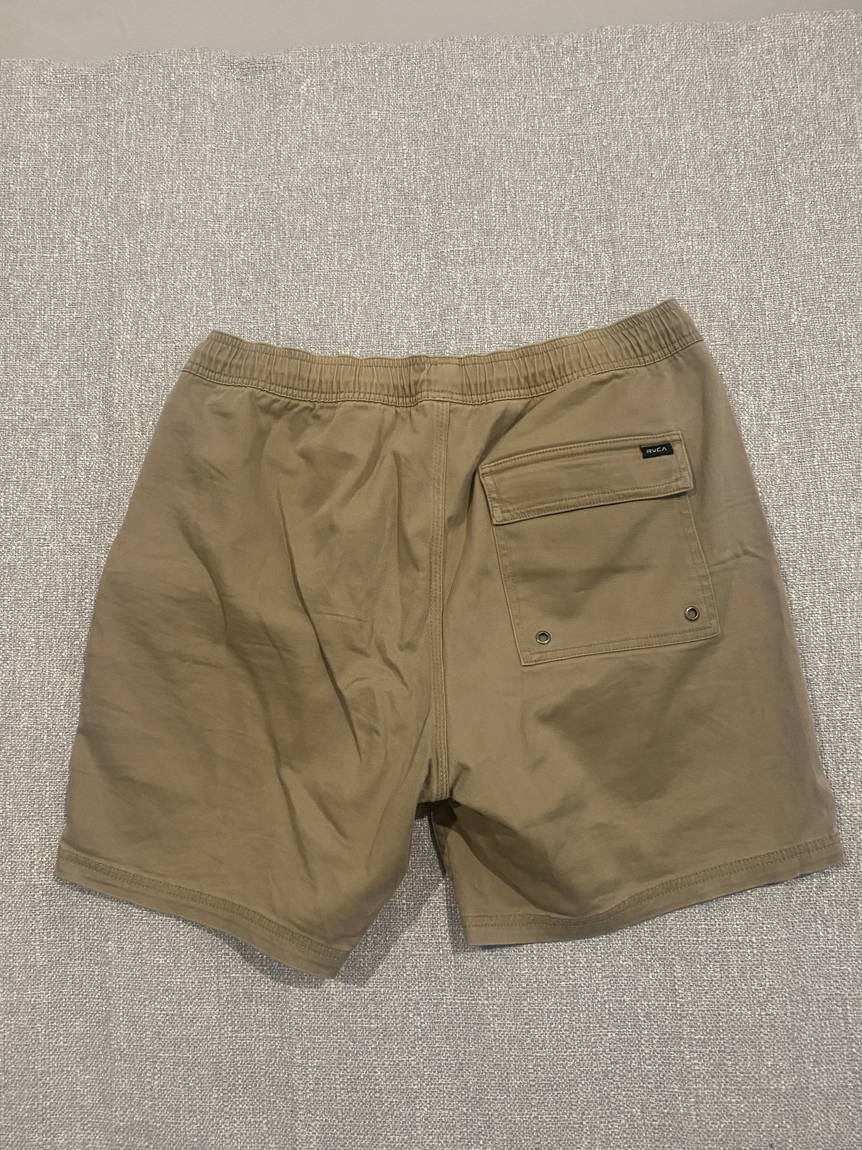 RVCA Men's Khaki Casual Shorts