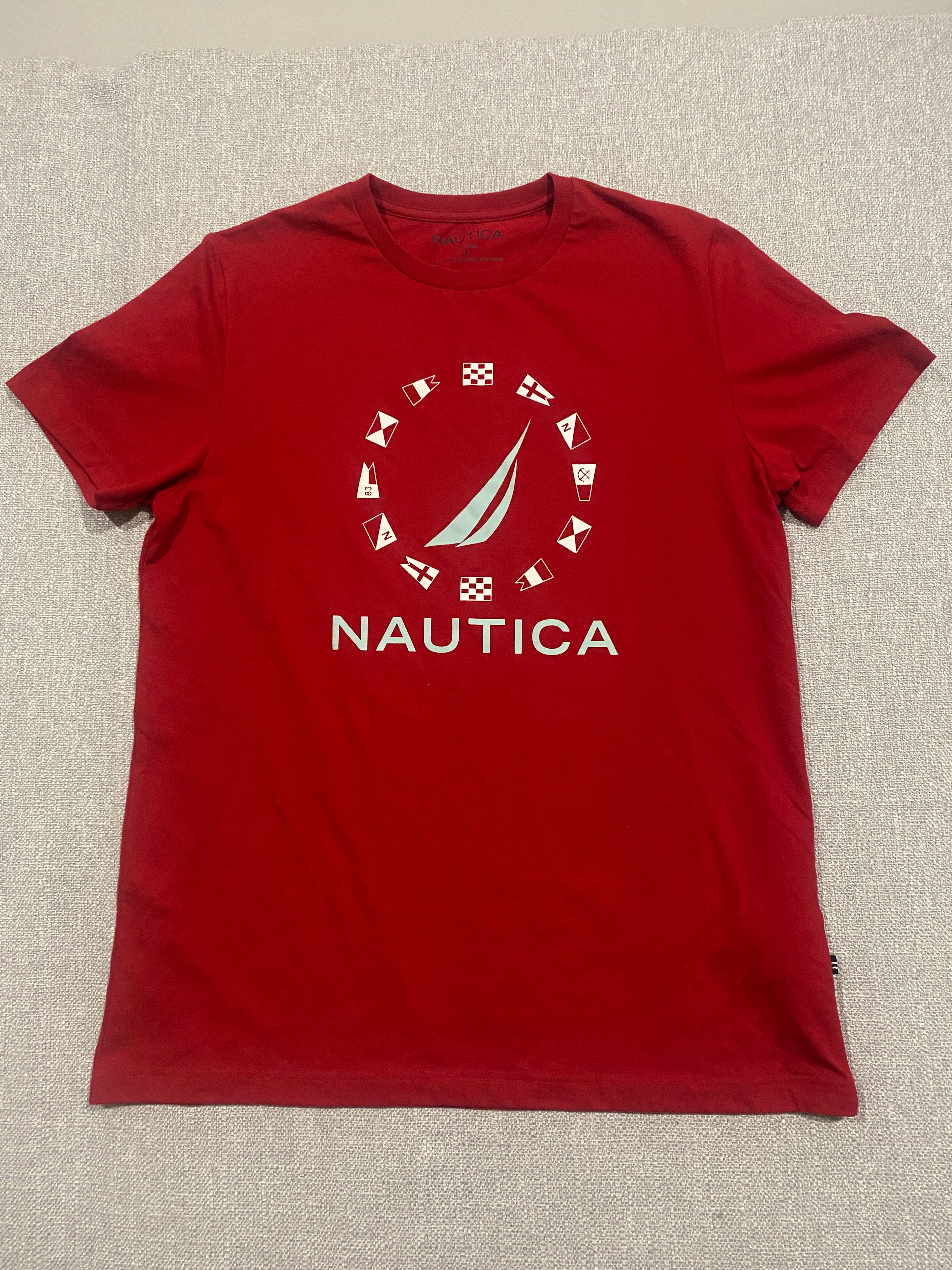 Nautica Red Graphic T-Shirt
