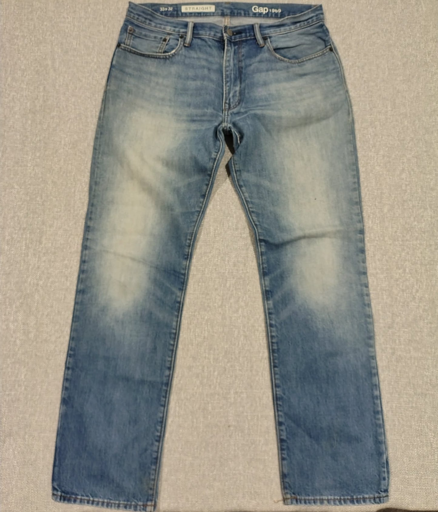 Gap 1969 Straight Jeans – Light Blue (33x32)