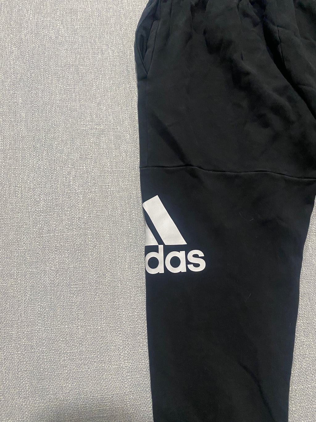Adidas Black Logo Sweatpants