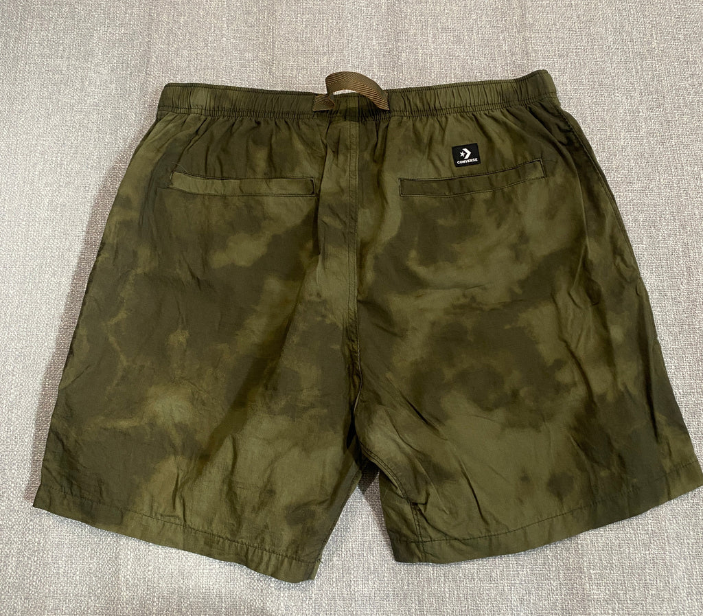 Converse Men's Cargo Shorts in Olive Green