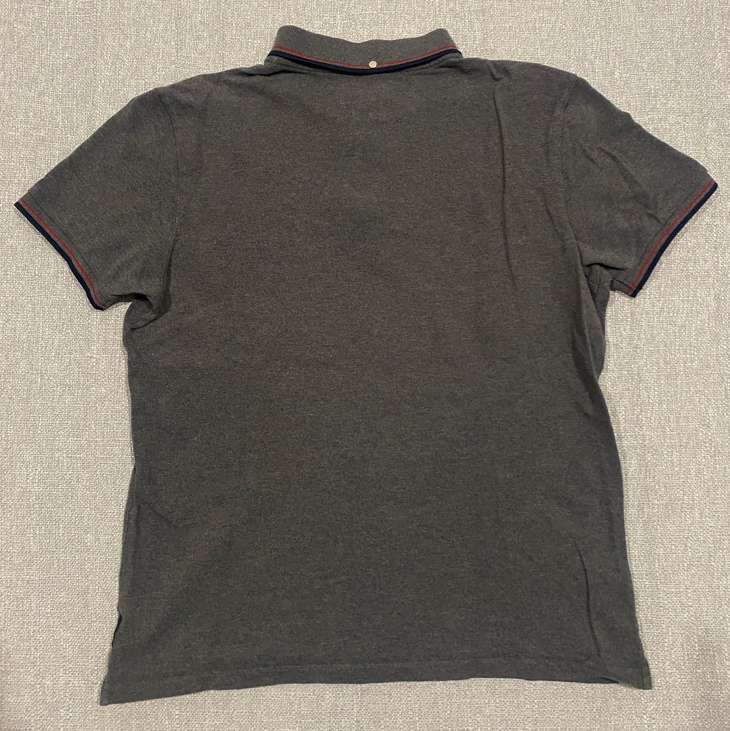 Ben Sherman Men’s Polo Medium Casual Grey Cotton