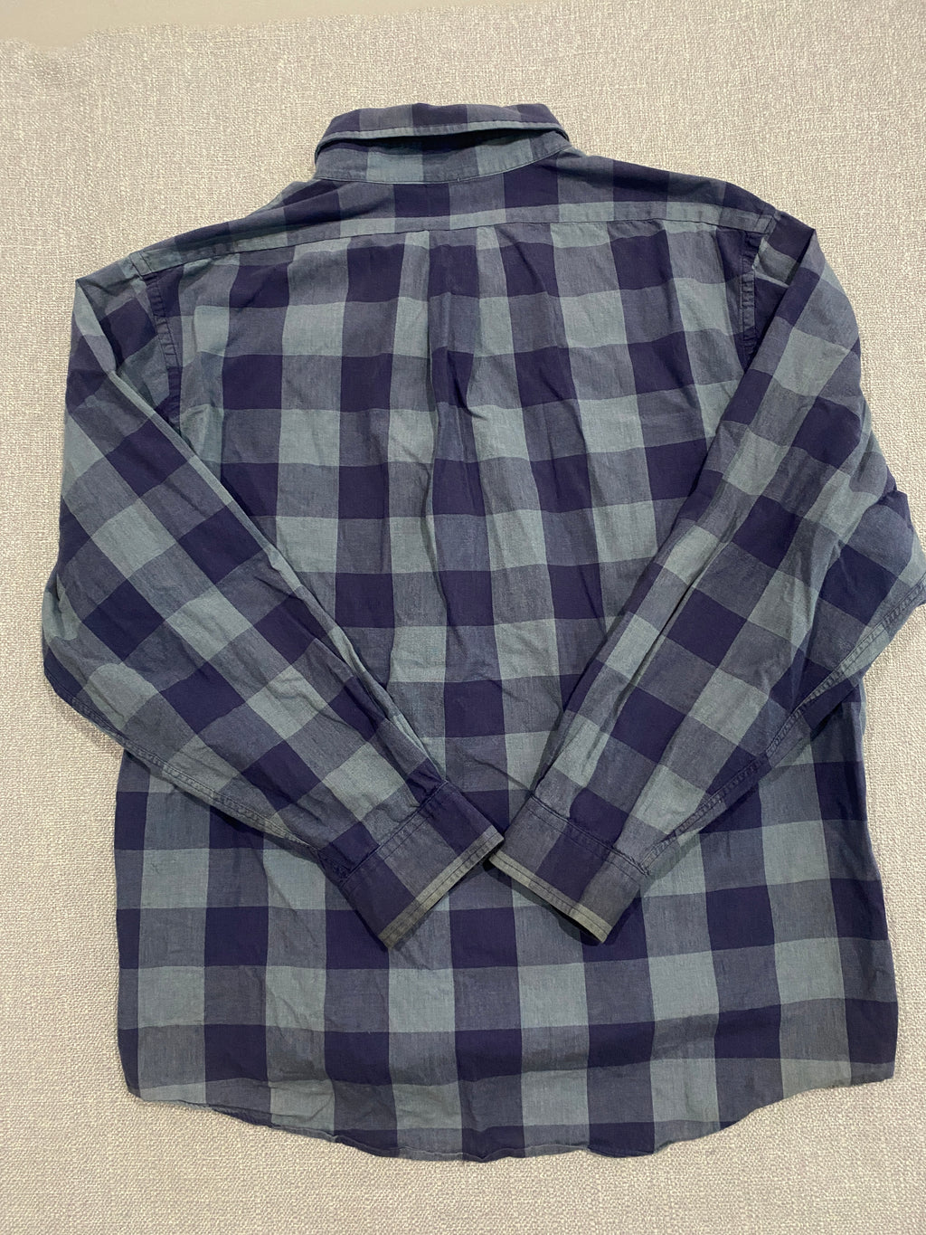 Brooks Brothers Regent Fit Blue Buffalo Check Long Sleeve Button-Down Shirt