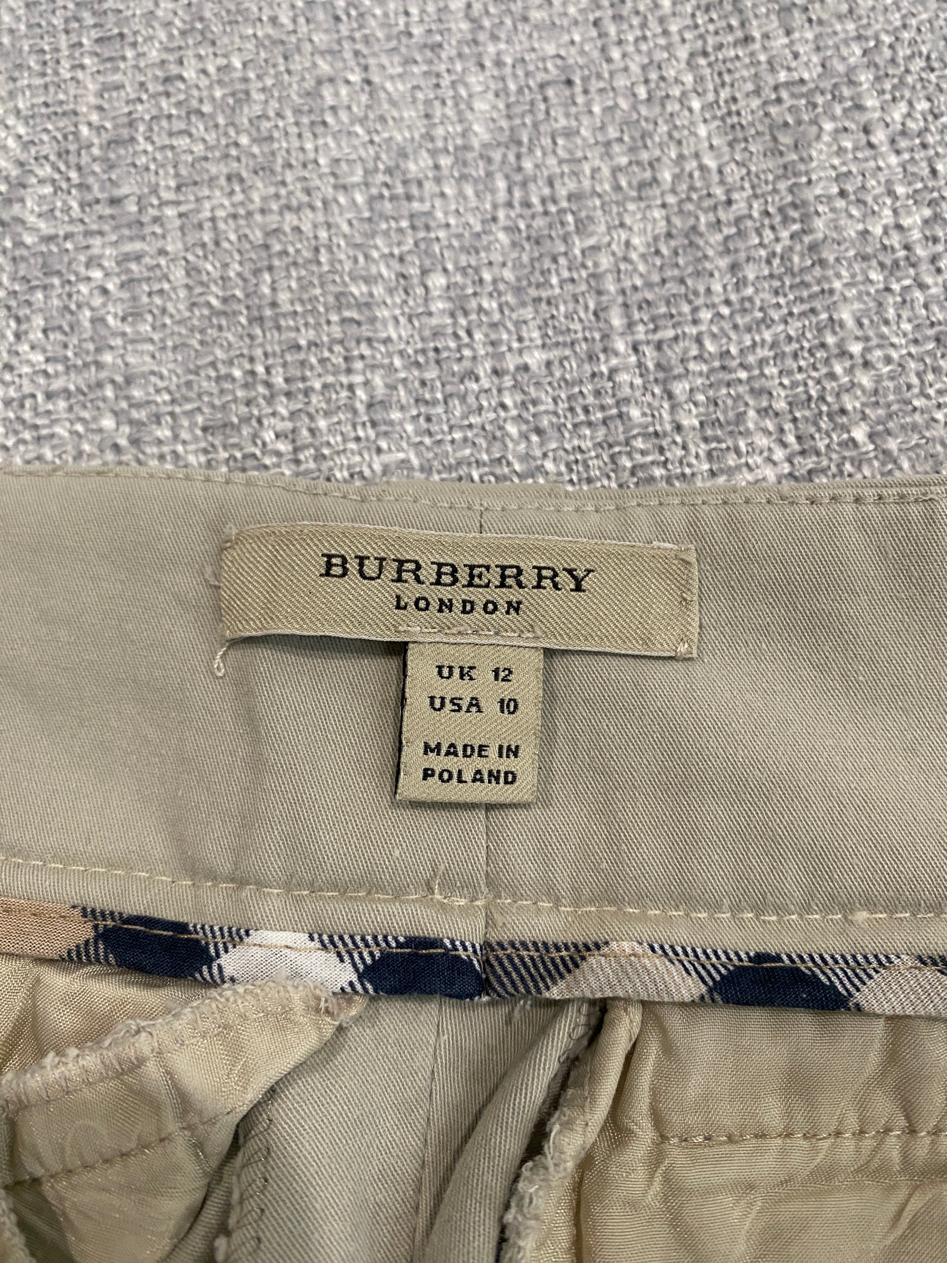 Burberry London Beige Dress Pants