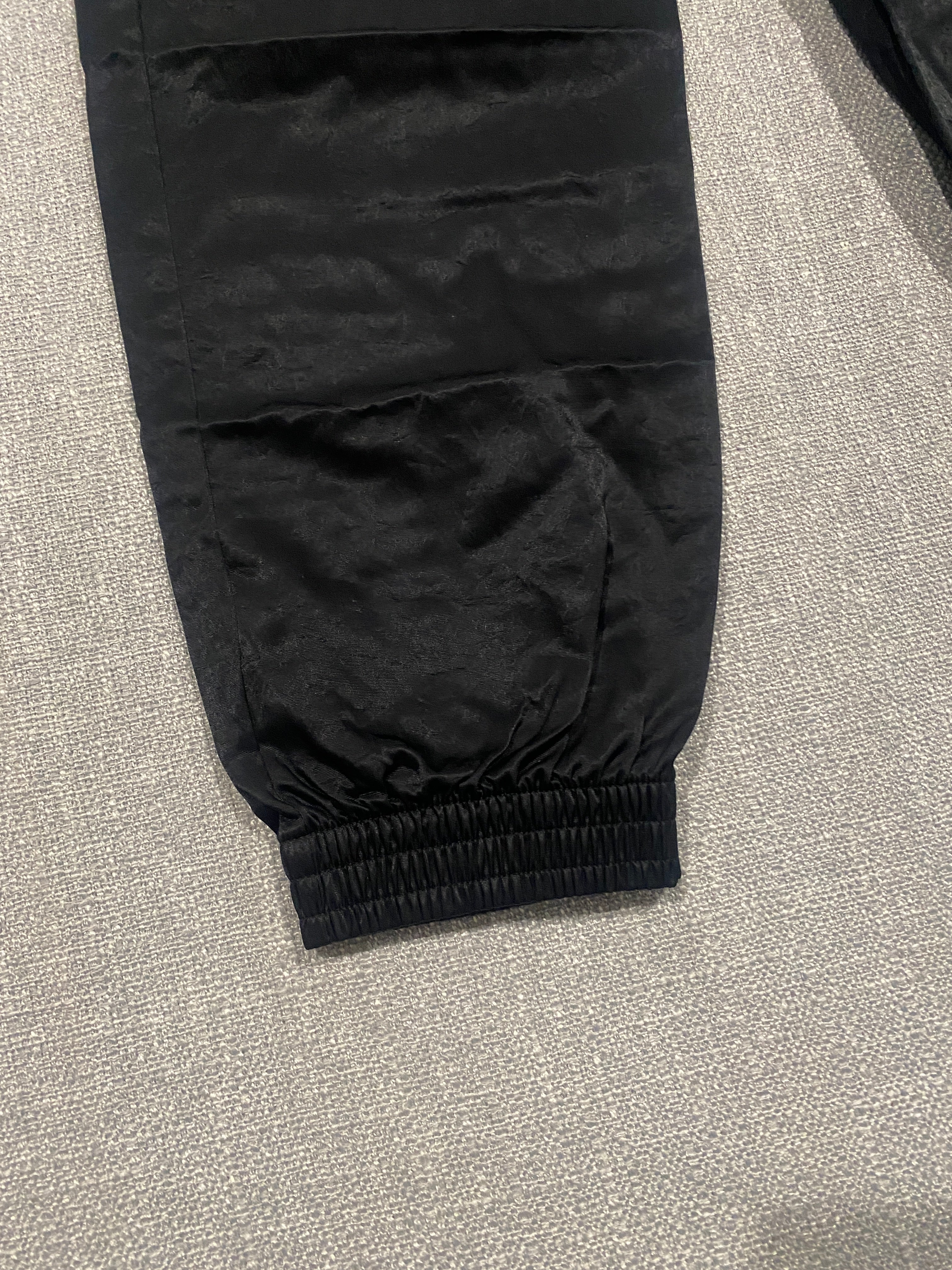Jordan Black Nylon Track Pants with Embroidered Jumpman Logo