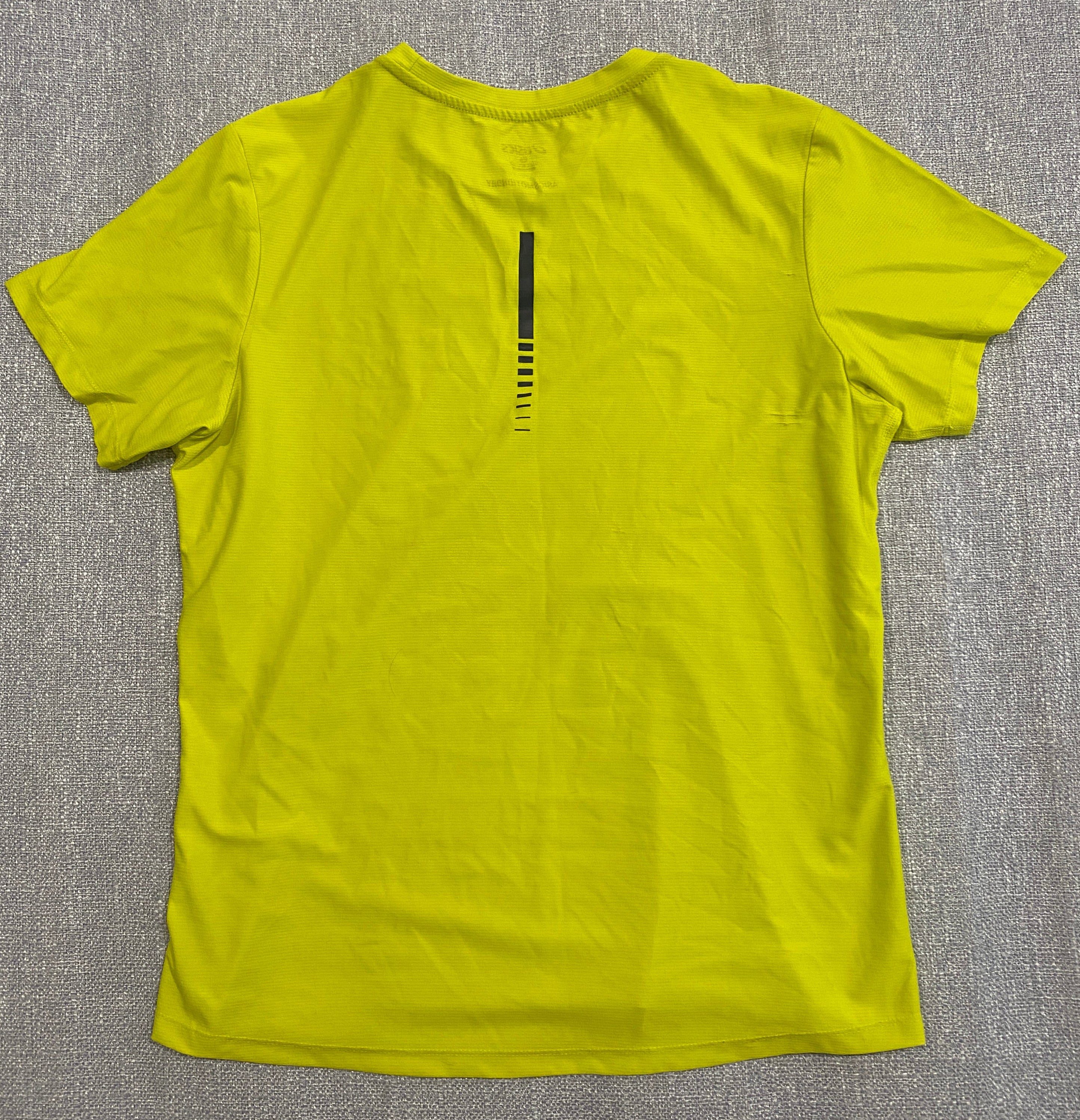 Asics MotionDRY Yellow Running Tee