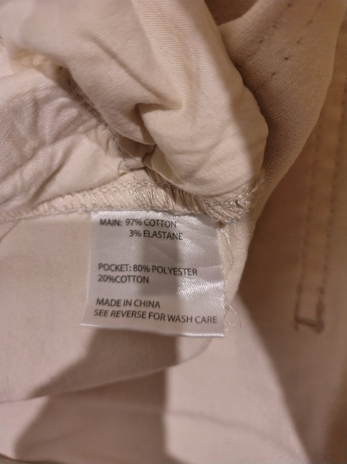 New Slaves Distressed Sweat Shorts Cream XL Raw Hem Streetwear
