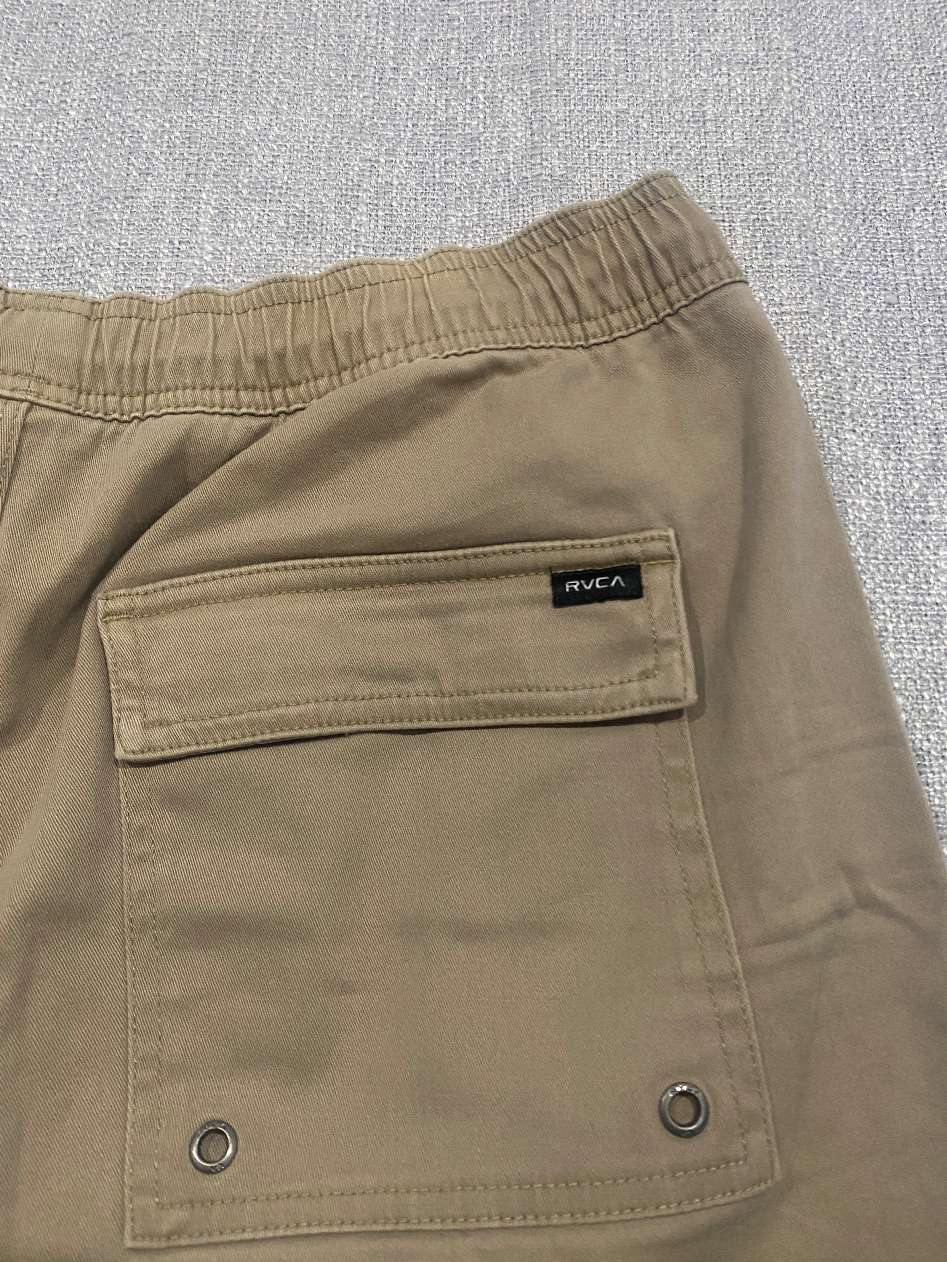 RVCA Men's Khaki Casual Shorts