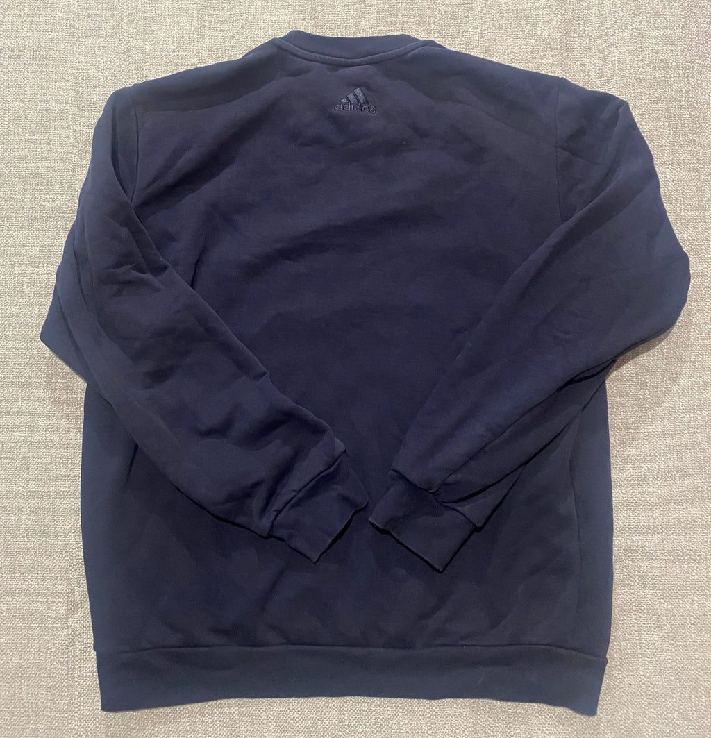 Adidas Navy Blue Logo Sweatshirt