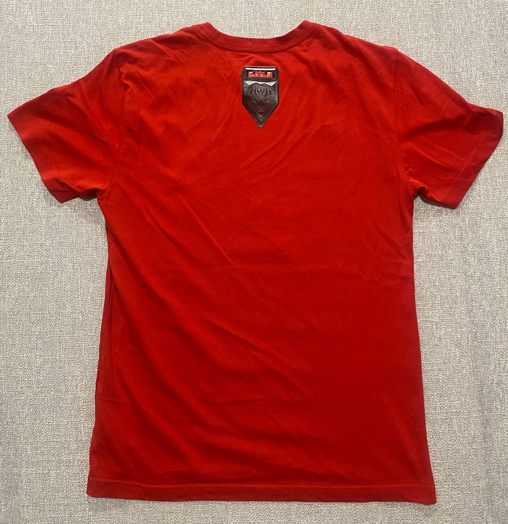 LeBron James King Superhero Nike Dri Fit Red Tee