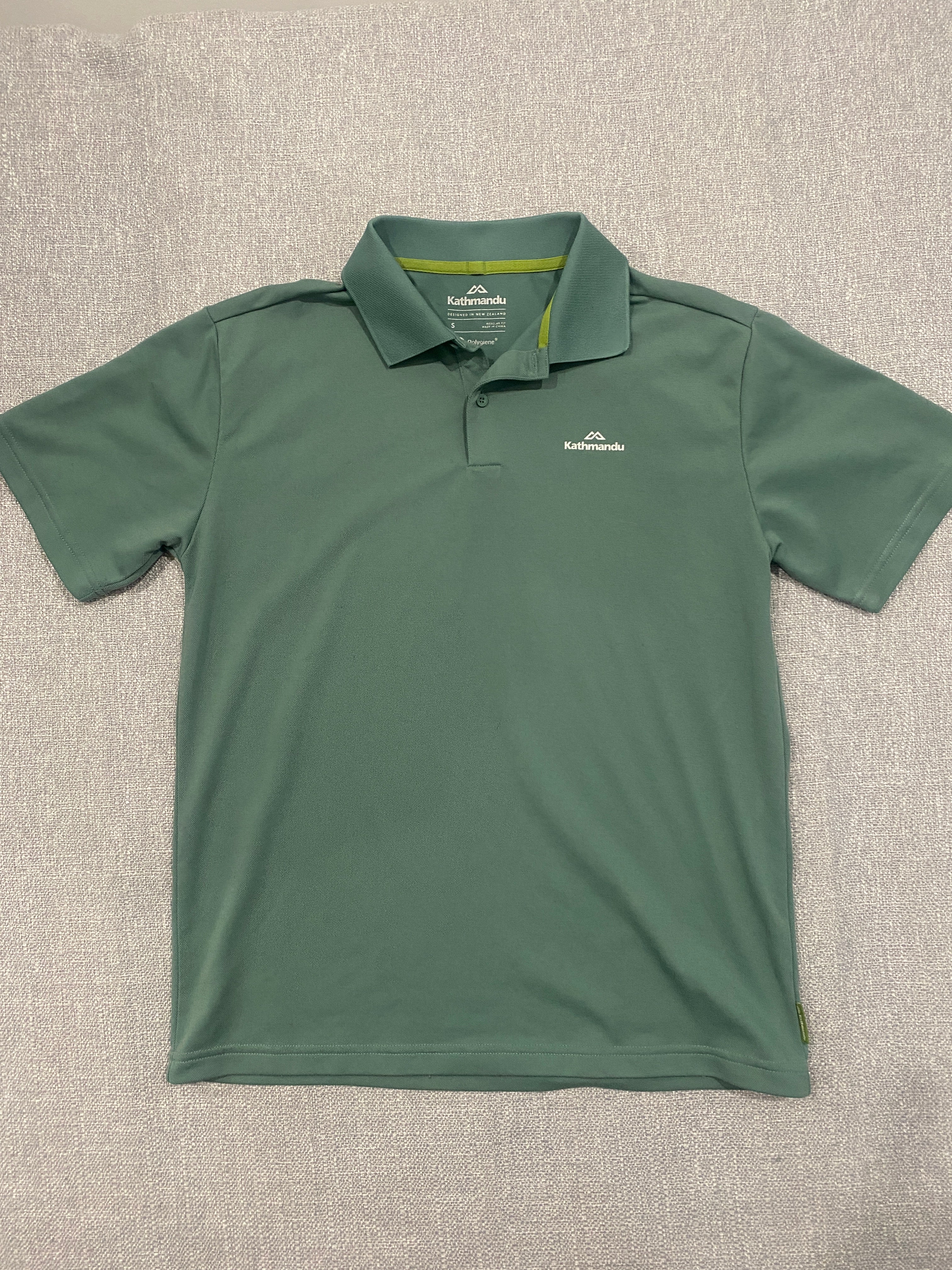 Kathmandu Green Polygiene Polo Shirt - Regular Fit