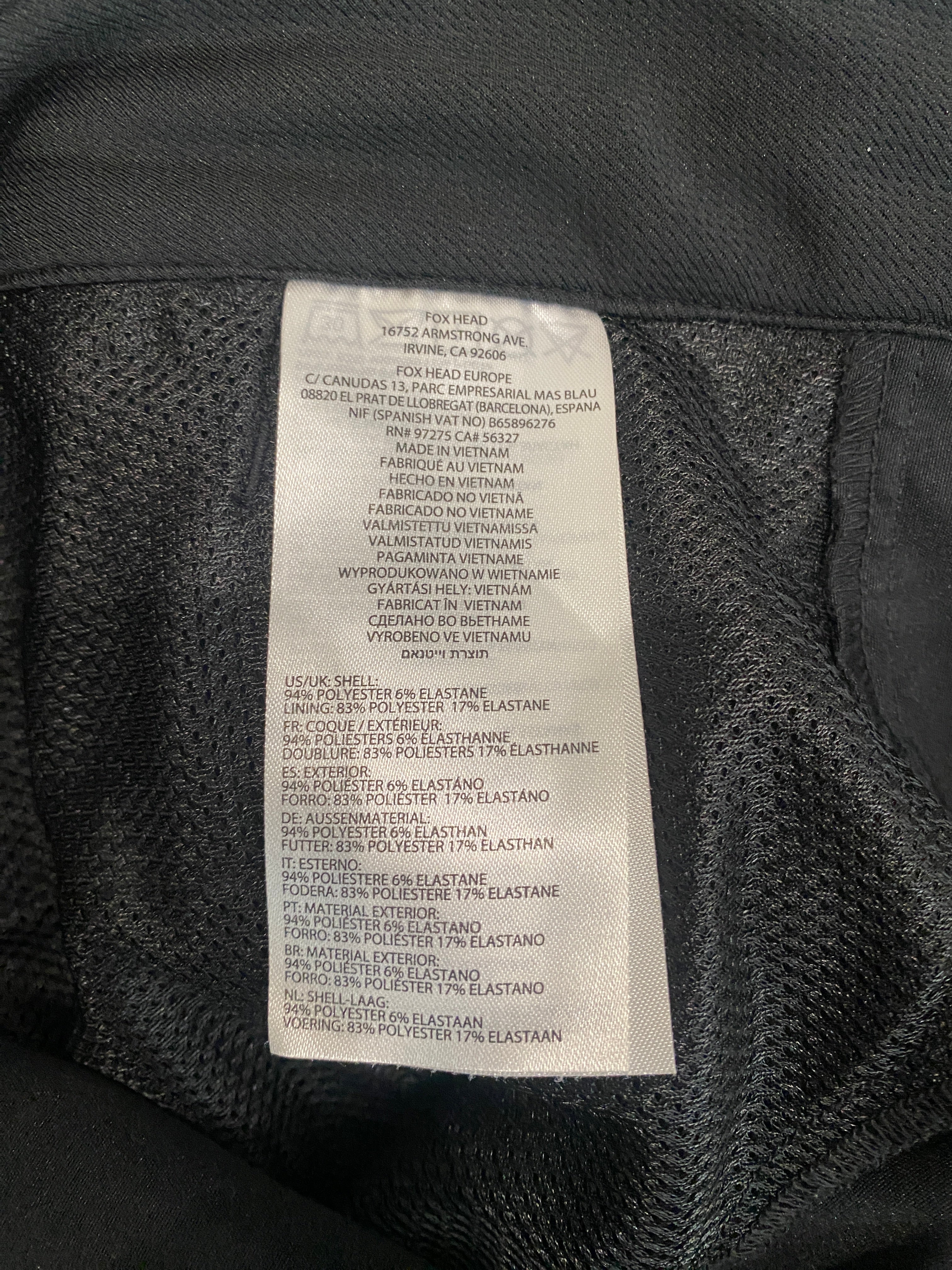 Fox Ranger Men's Black Shorts Size 38