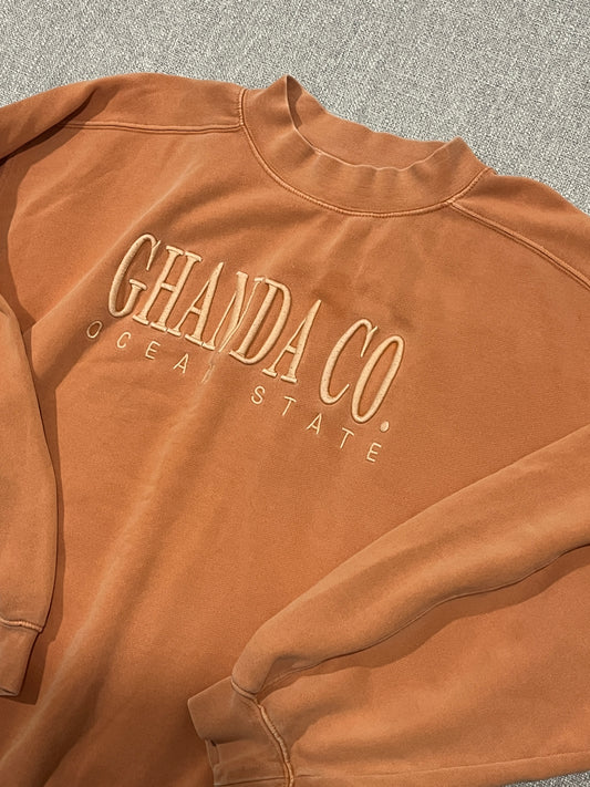 Ghanda Women’s Burnt Orange Sweater size 14