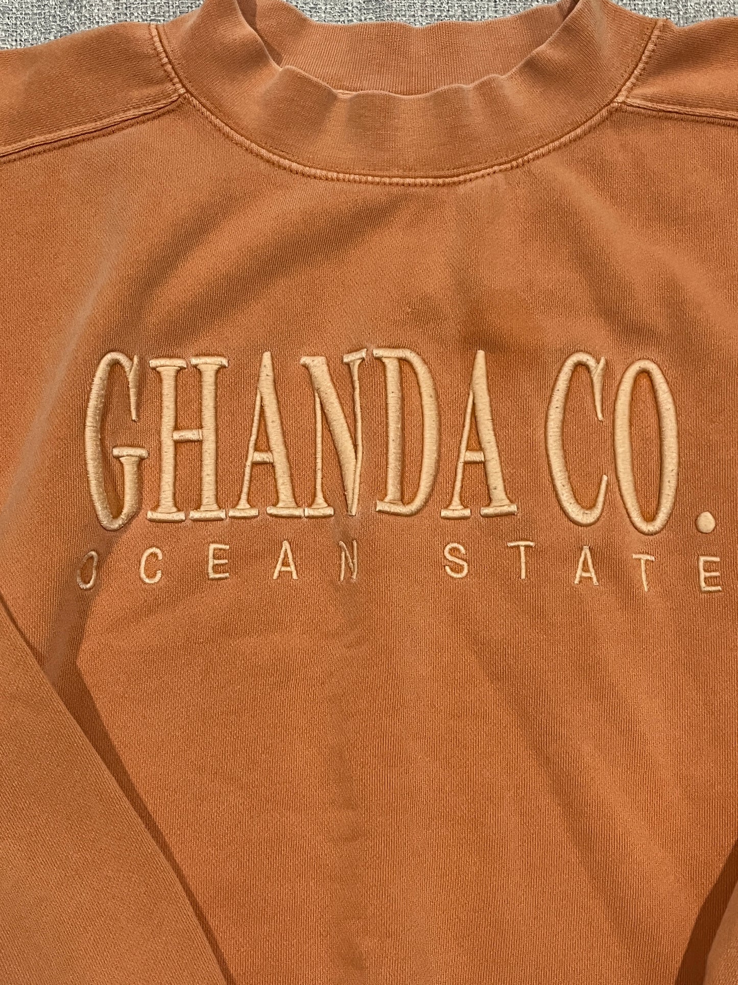Ghanda Women’s Burnt Orange Sweater size 14
