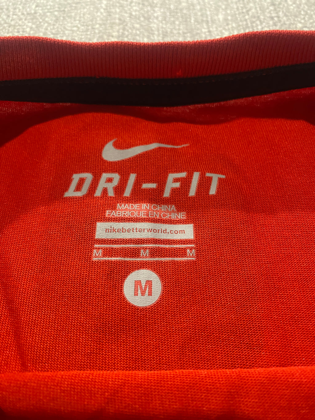 LeBron James King Superhero Nike Dri Fit Red Tee