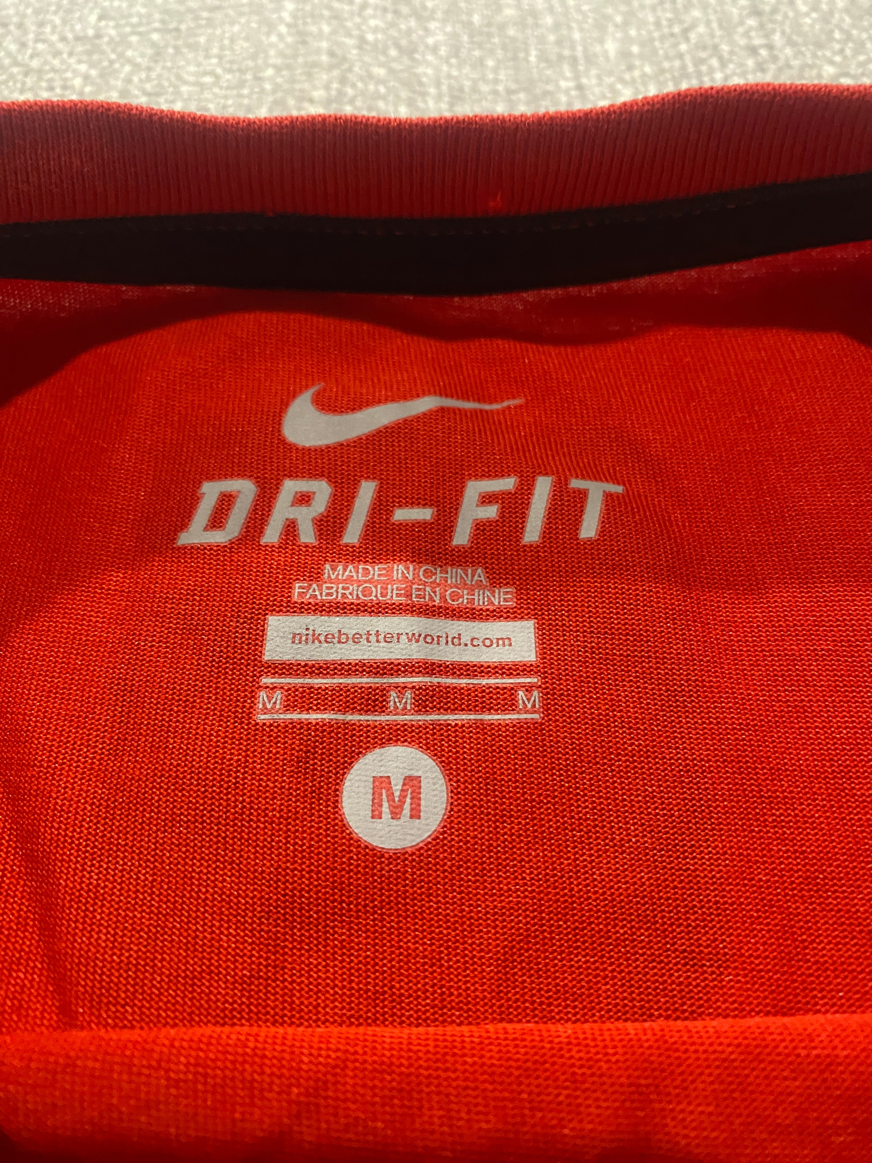 LeBron James King Superhero Nike Dri Fit Red Tee