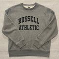 Russell Athletic Grey Fleece Crewneck Sweater