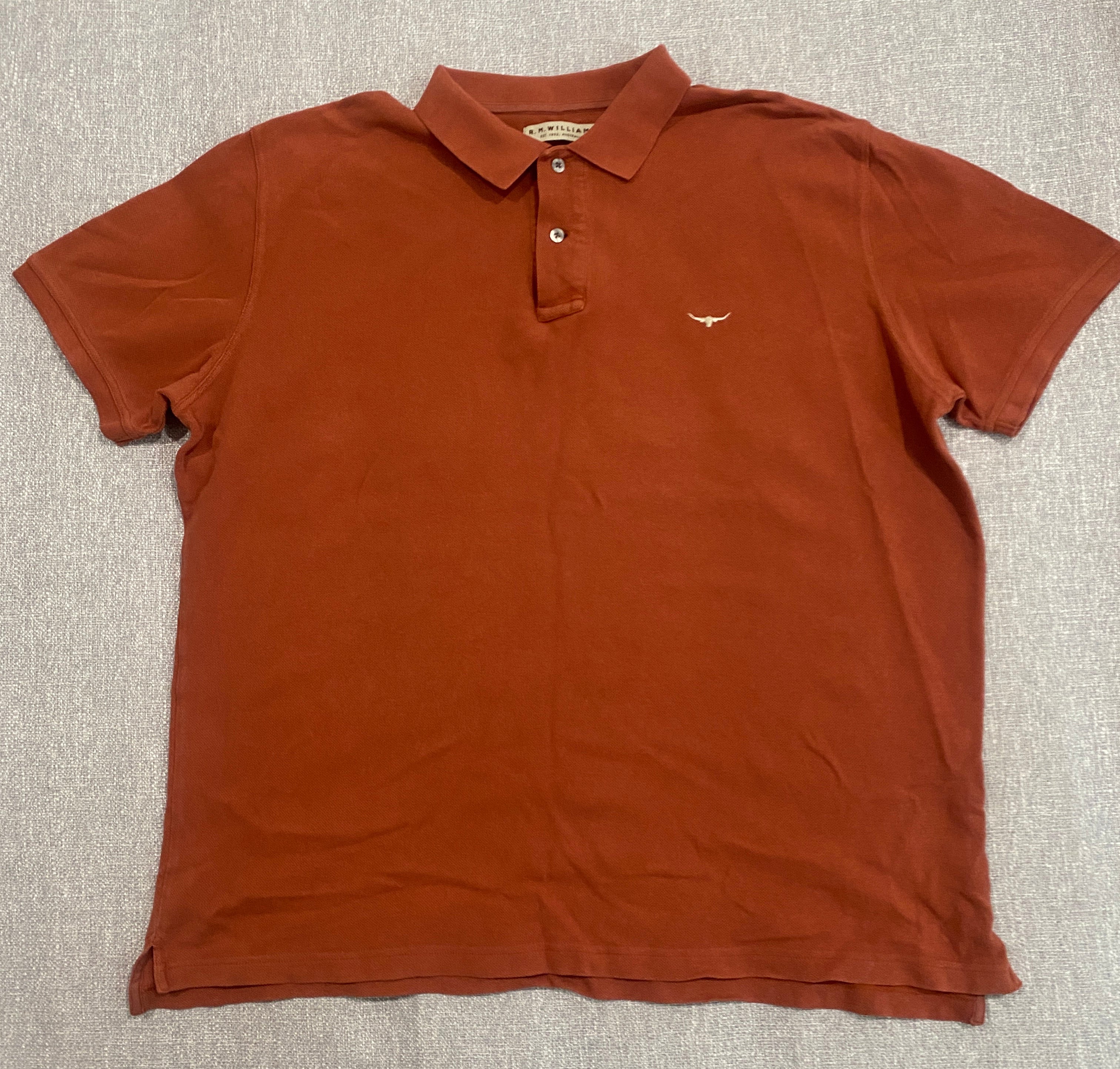 R.M Williams Rust Polo