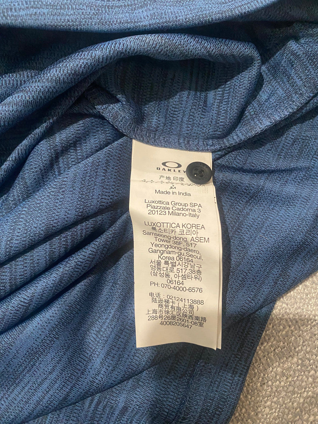 Oakley Blue Polo Shirt