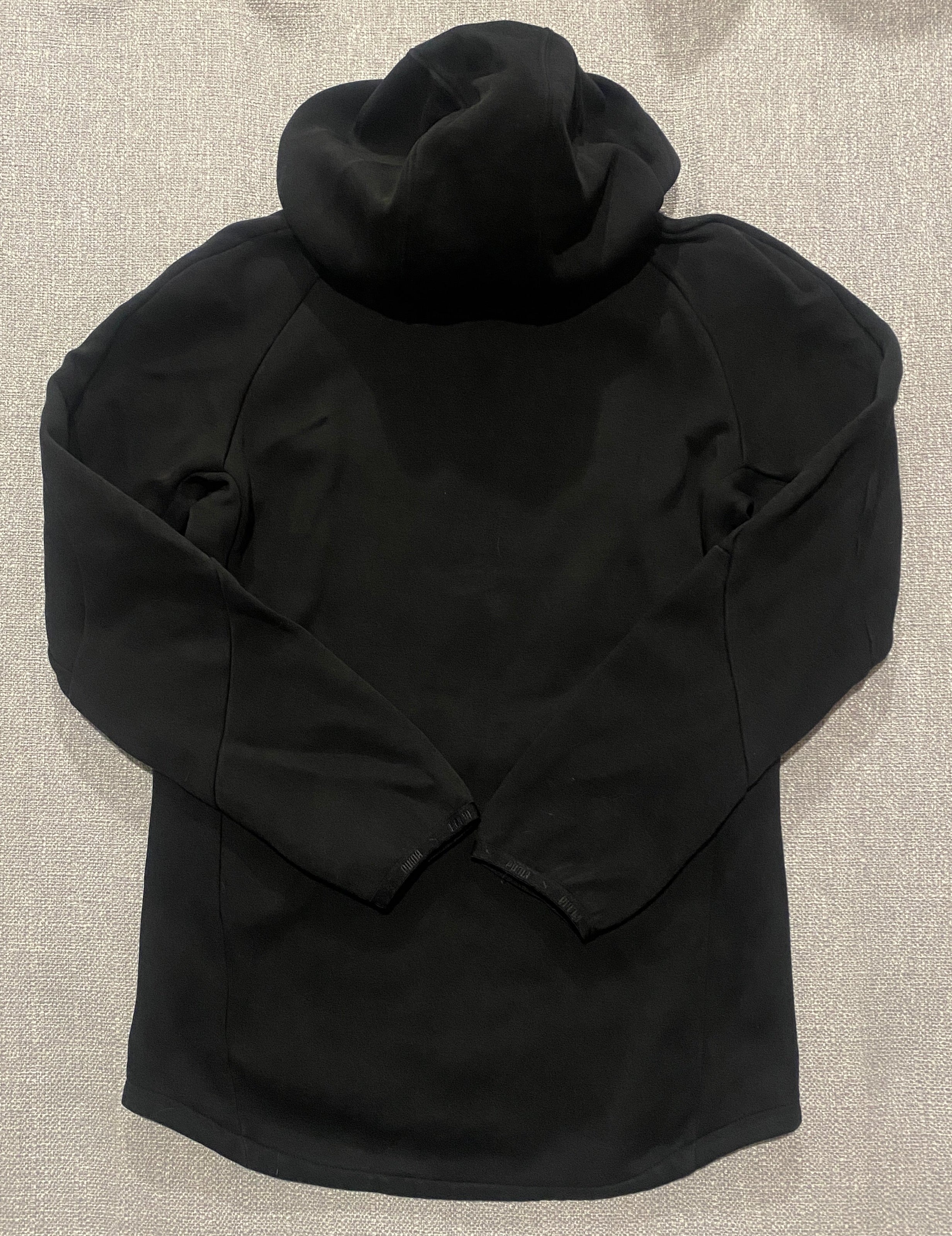 Puma Black Full Zip Hoodie with Logo