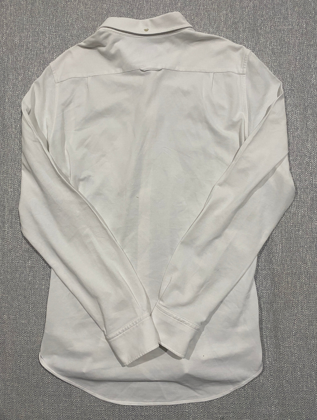 GANT Tech Prep Fitted White Button-Down Shirt