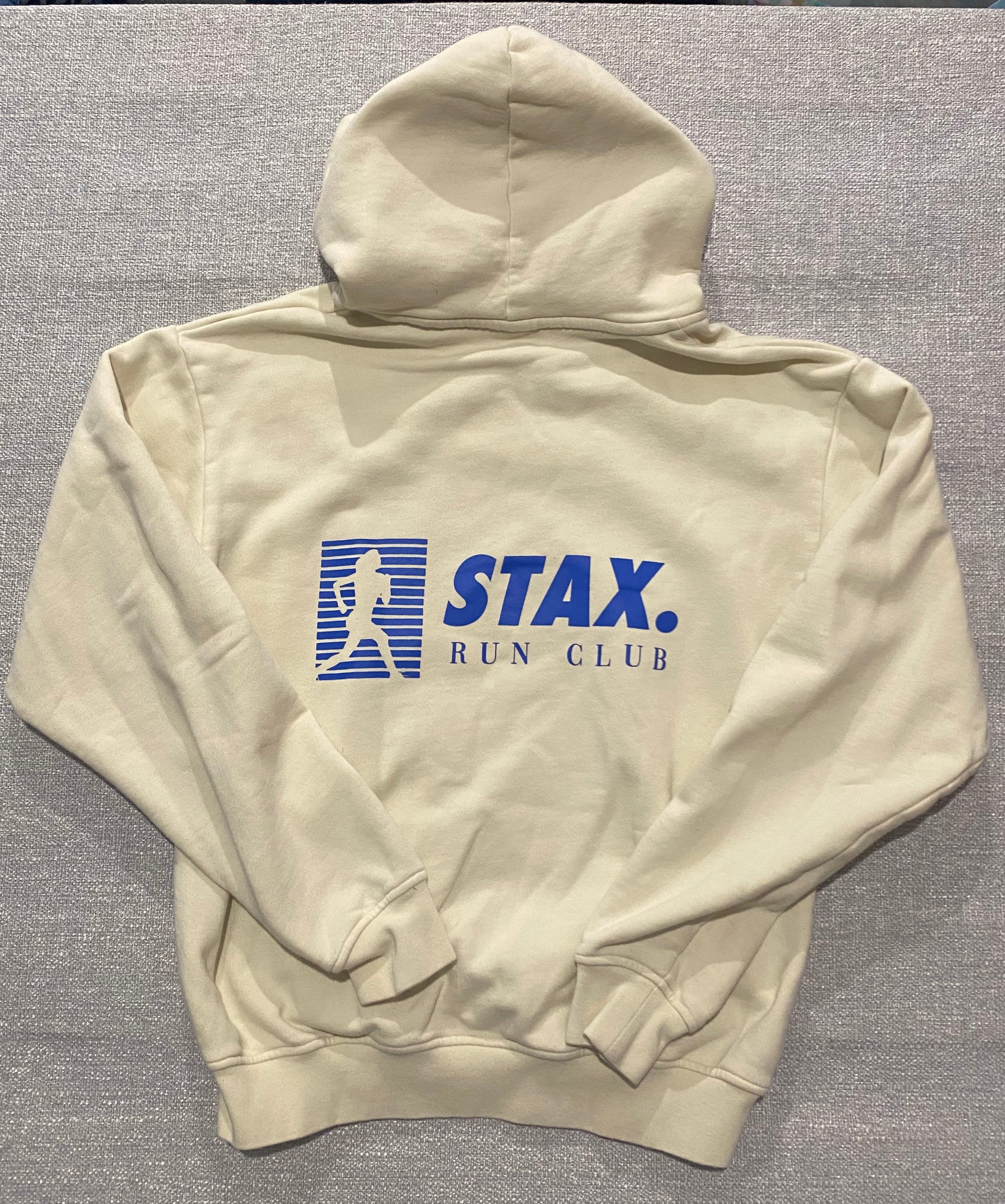 Stax Run Club Hoodie in Cream