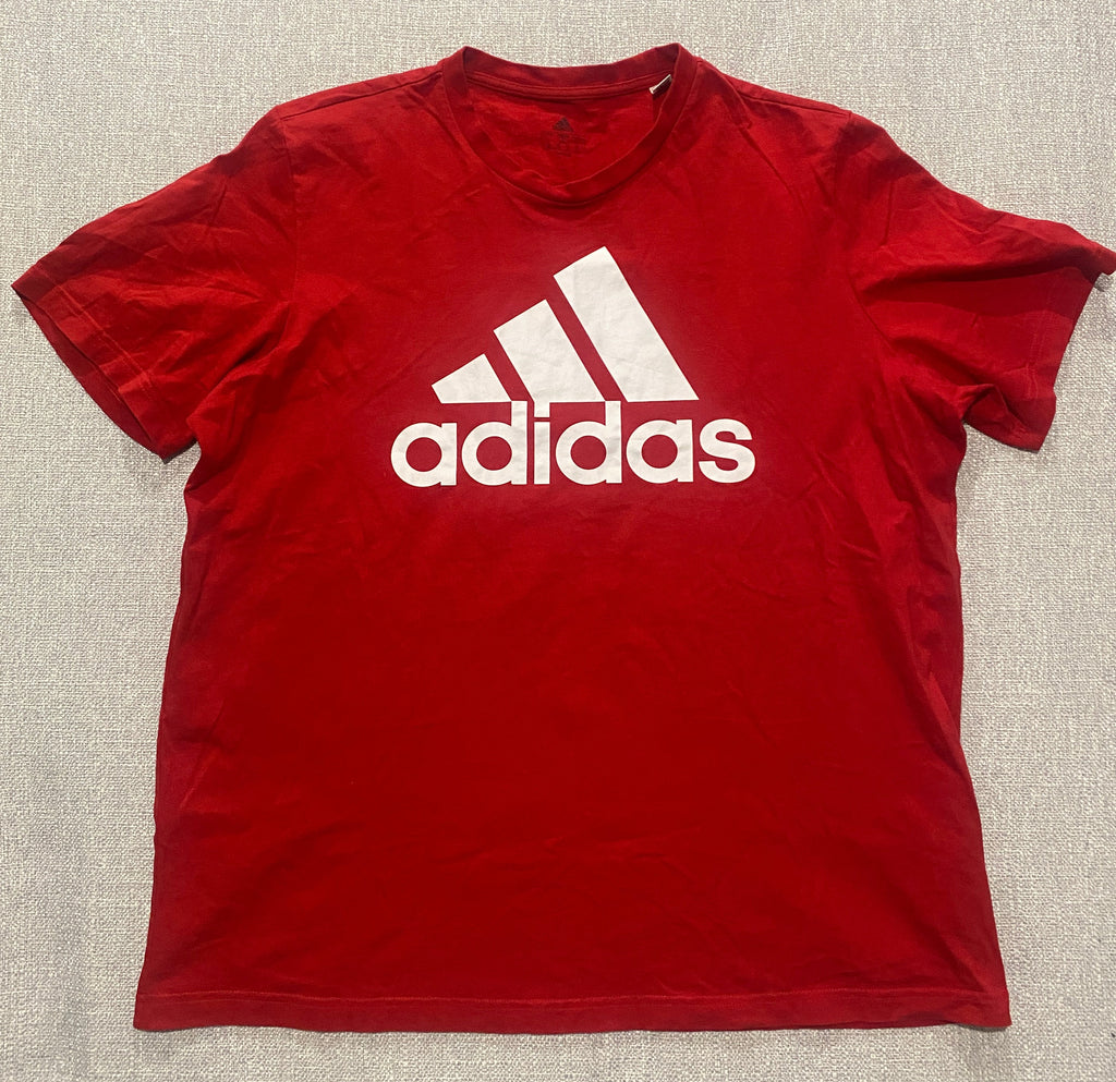 Adidas Red Logo Tee