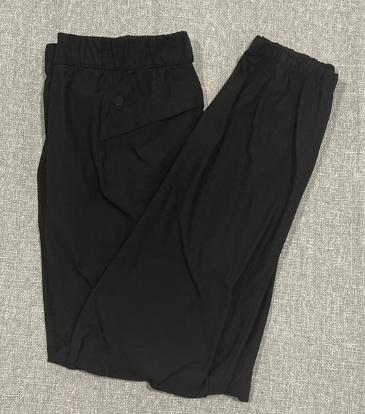 Lululemon Stretch Woven Jogger Pants Womens Size 29 Black Athletic Casual