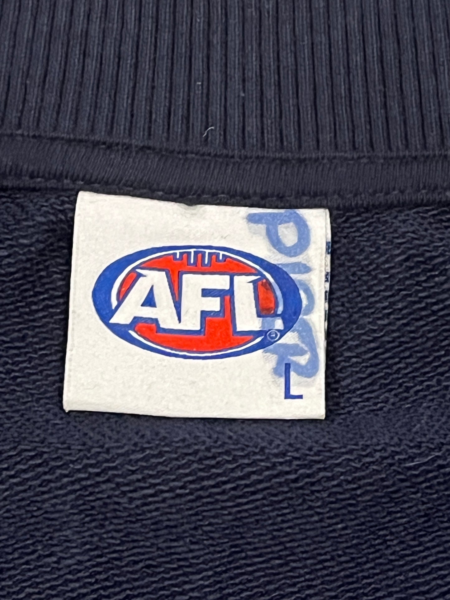 Melbourne Demons Men’s 1/4 Zip AFL Sweater size Large