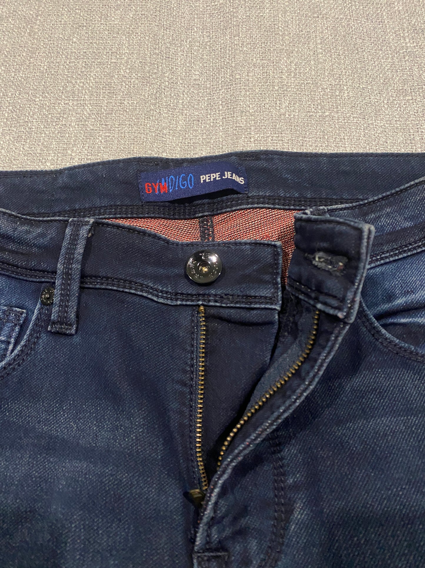 Pepe Jeans London Haley Vapour GymDigo Stretch Jeans – W30 L33 Dark Wash
