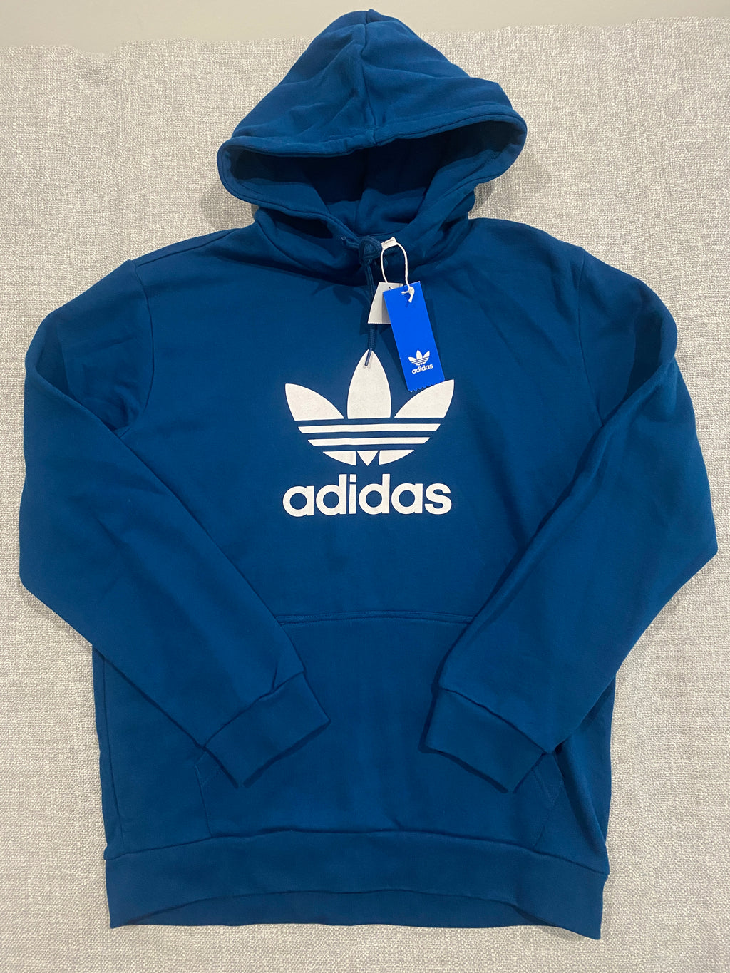 Adidas Originals Trefoil Logo Blue Hoodie