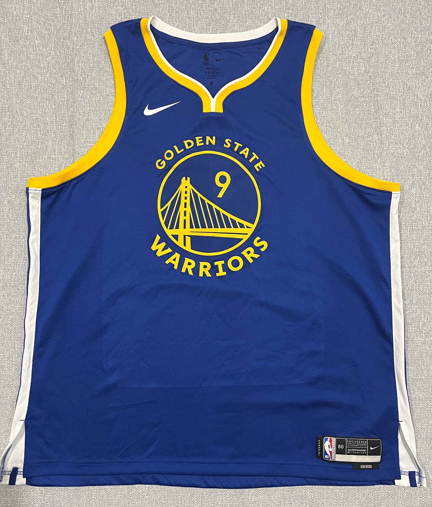 Nike Golden State Warriors Andre Iguodala #9 Swingman Jersey Blue Size 3XL NBA