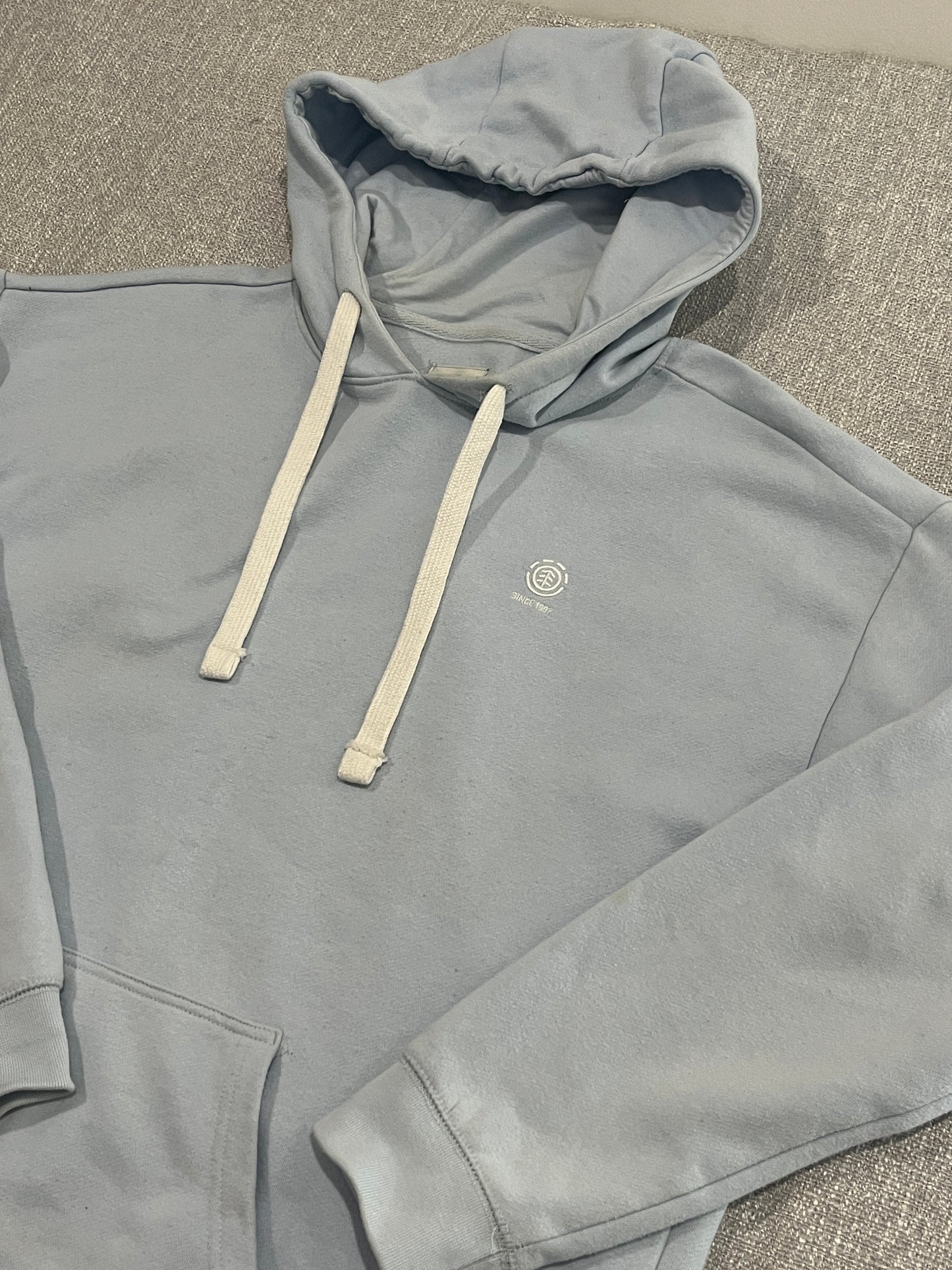 Element Mens Light Blue Hoodie - Medium