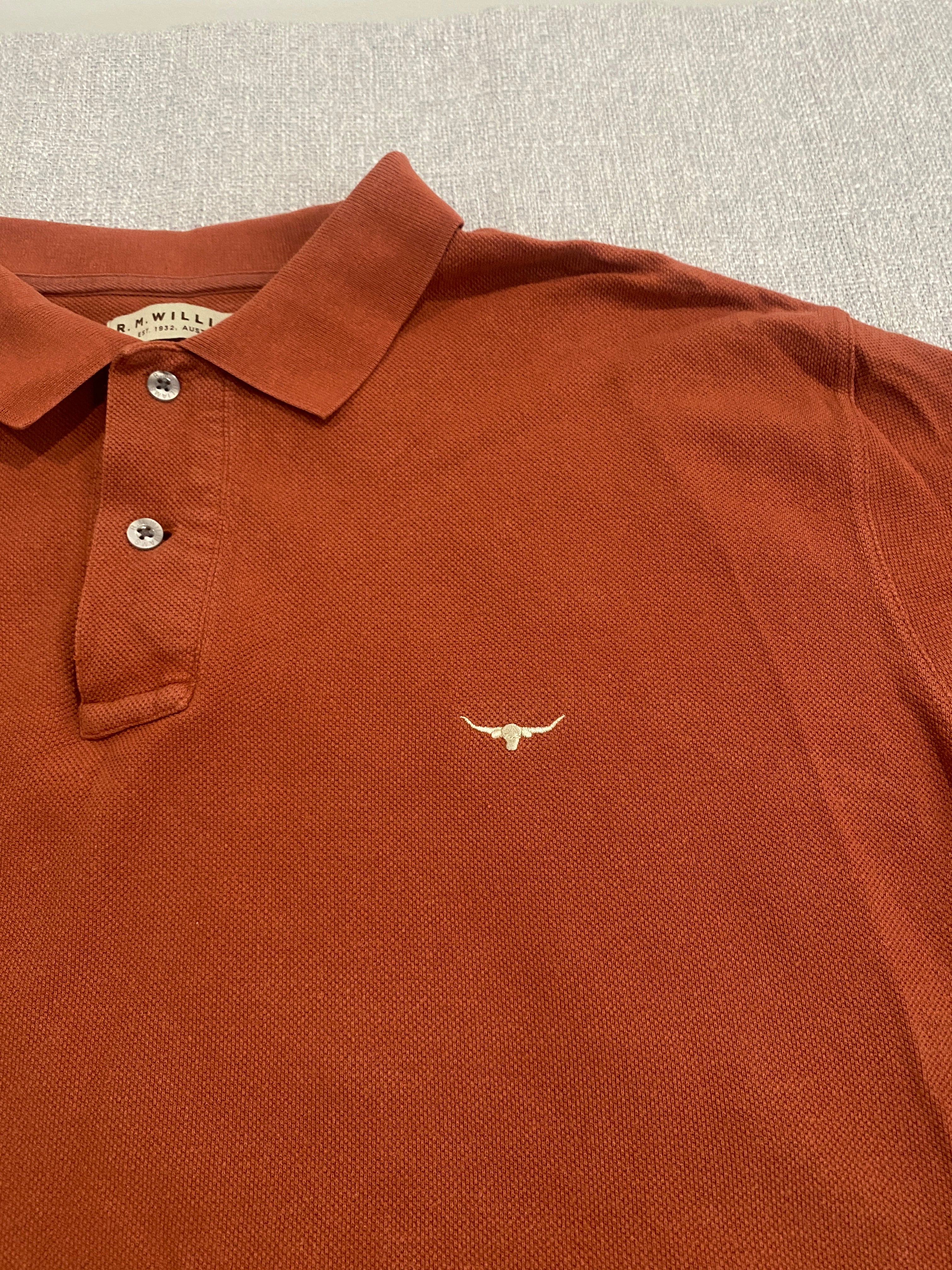 R.M Williams Rust Polo